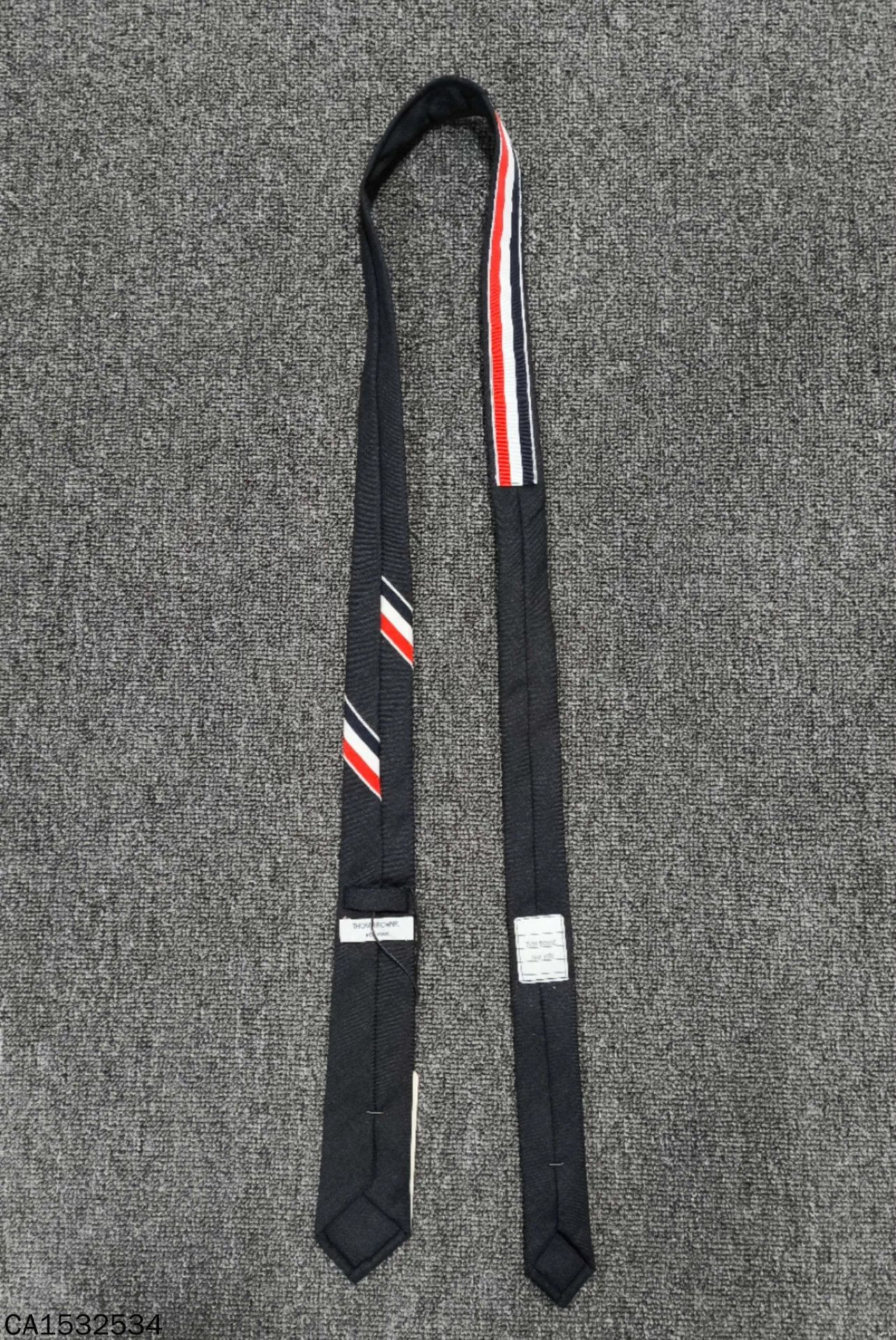 Thom Browne Thom Browne gray stripe tie 99new Size ONE SIZE - 2 Thumbnail