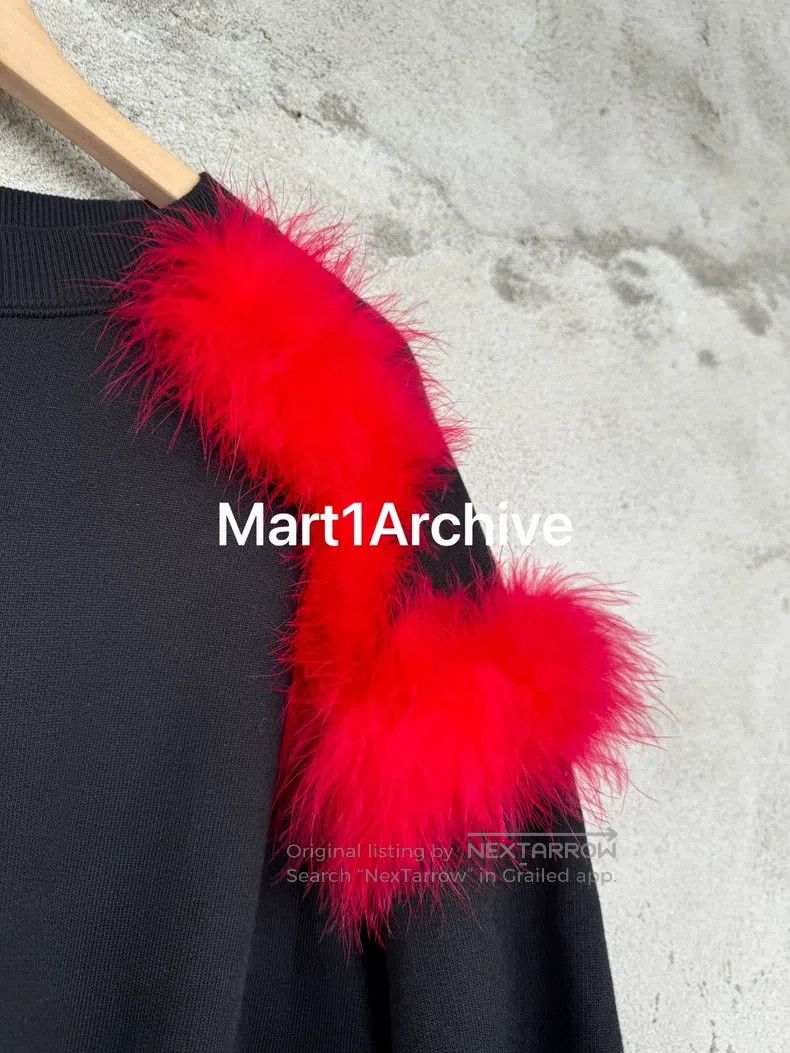 Dries Van Noten Dries Van Noten Ostrich feather pullover hoodie Size US S / EU 44-46 / 1 - 4 Thumbnail