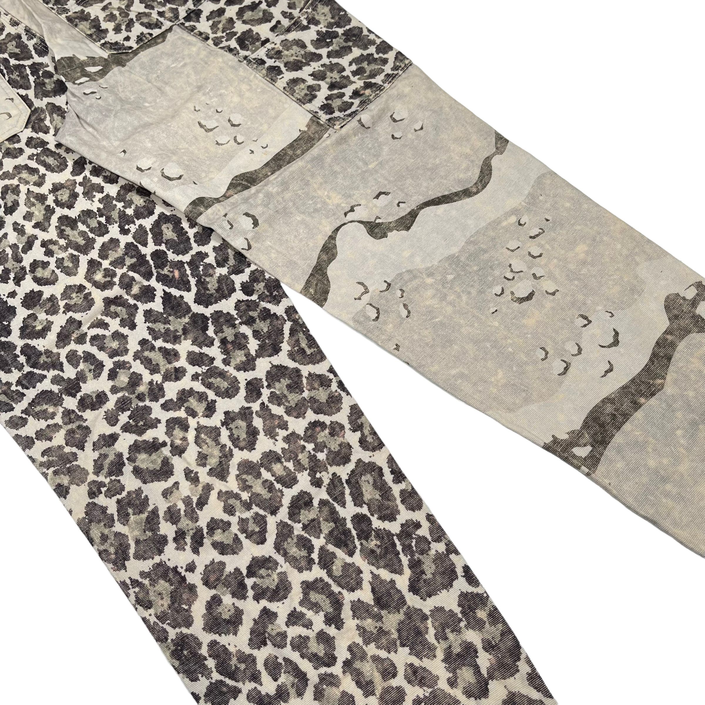 Japanese Brand Leopard Luxury Carpenter Overprint Streetwear Pants Size US 32 / EU 48 - 11 Thumbnail