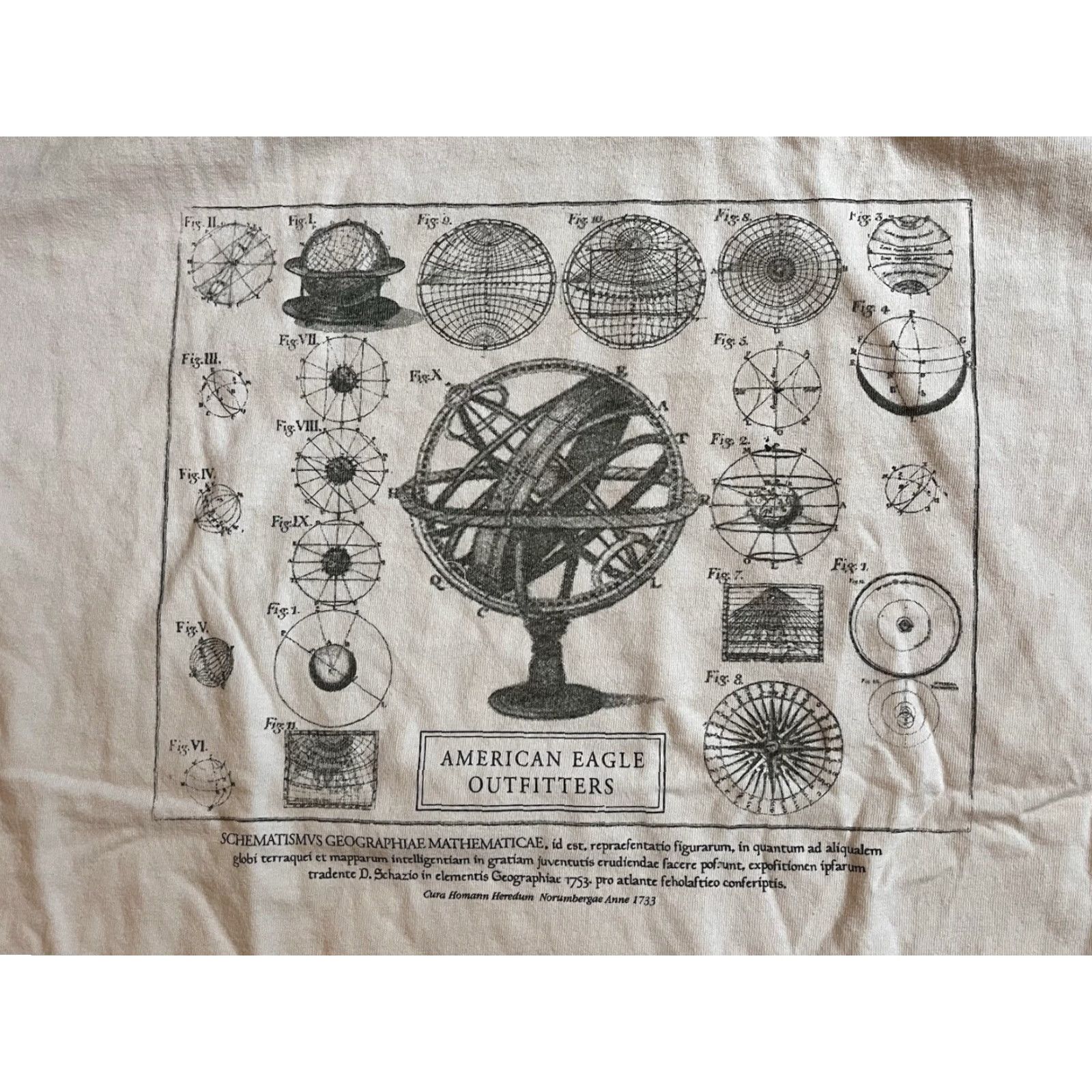 American Eagle Outfitters VINTAGE American Eagle Outfitters Shirt Men’s L White Geographiae Schematismus Mathematics Graphic Print 90s Hipster Retro Casual Size US L / EU 52-54 / 3 - 3 Thumbnail