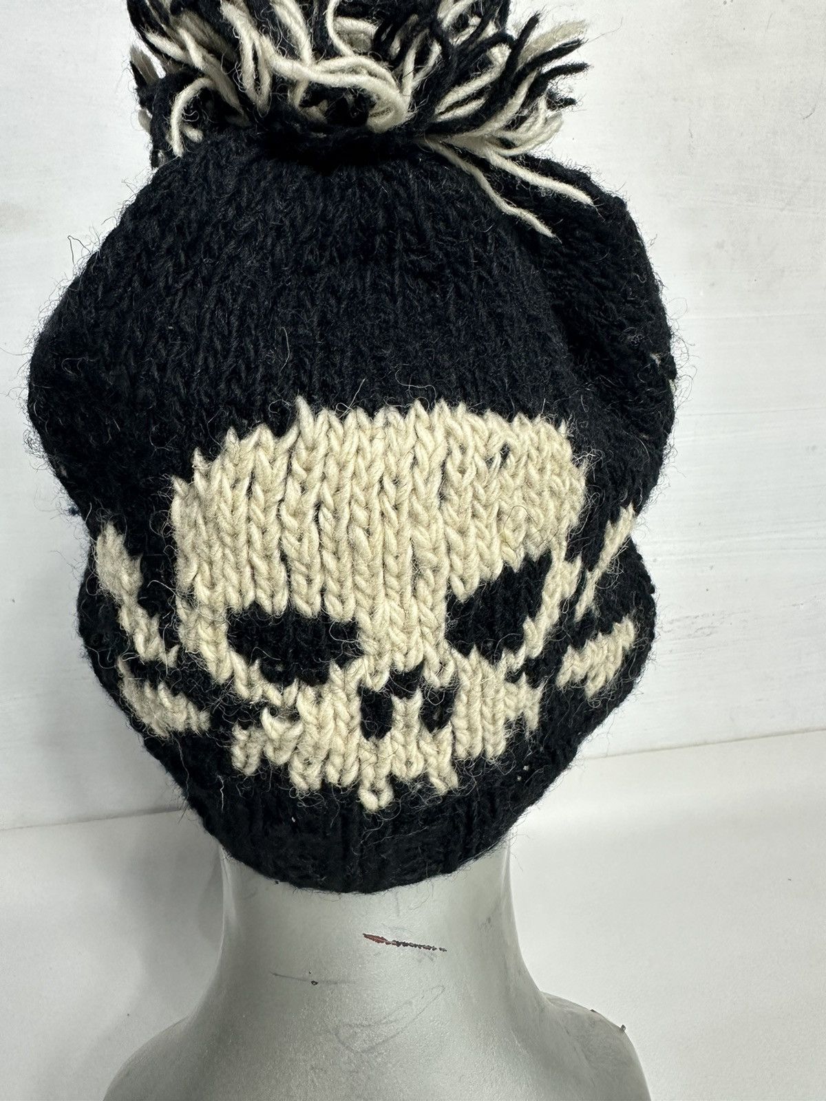 Japanese Brand Skull Skeleton Punk Bondage Knitted Beanie Hats Size ONE SIZE - 7 Thumbnail
