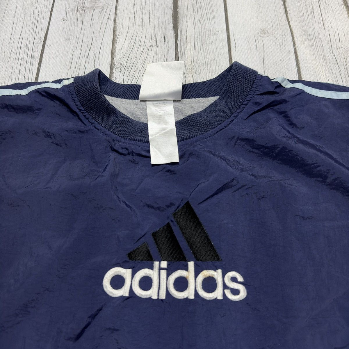 Adidas × Vintage Vintage Adidas windbreaker Size US XL / EU 56 / 4 - 3 Thumbnail