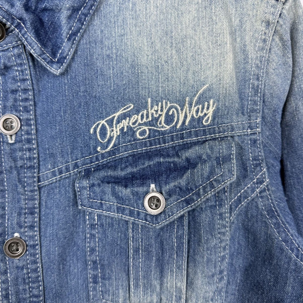 In The Attic In The Attic Mudwash Denim Shirt Button Ups Size US M / EU 48-50 / 2 - 3 Thumbnail