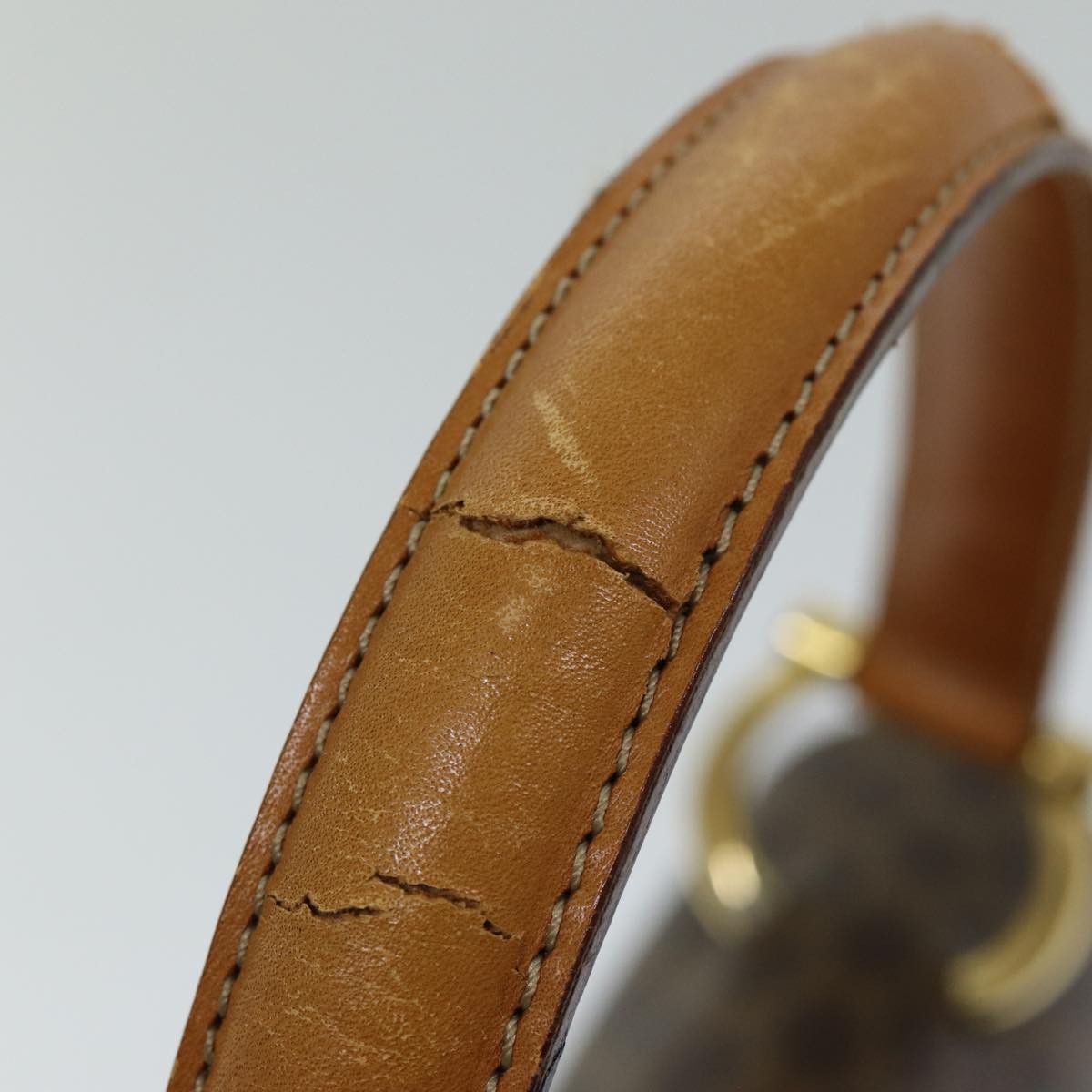 Celine CELINE Macadam Canvas Hand Bag Pvc Brown Size ONE SIZE - 9 Thumbnail