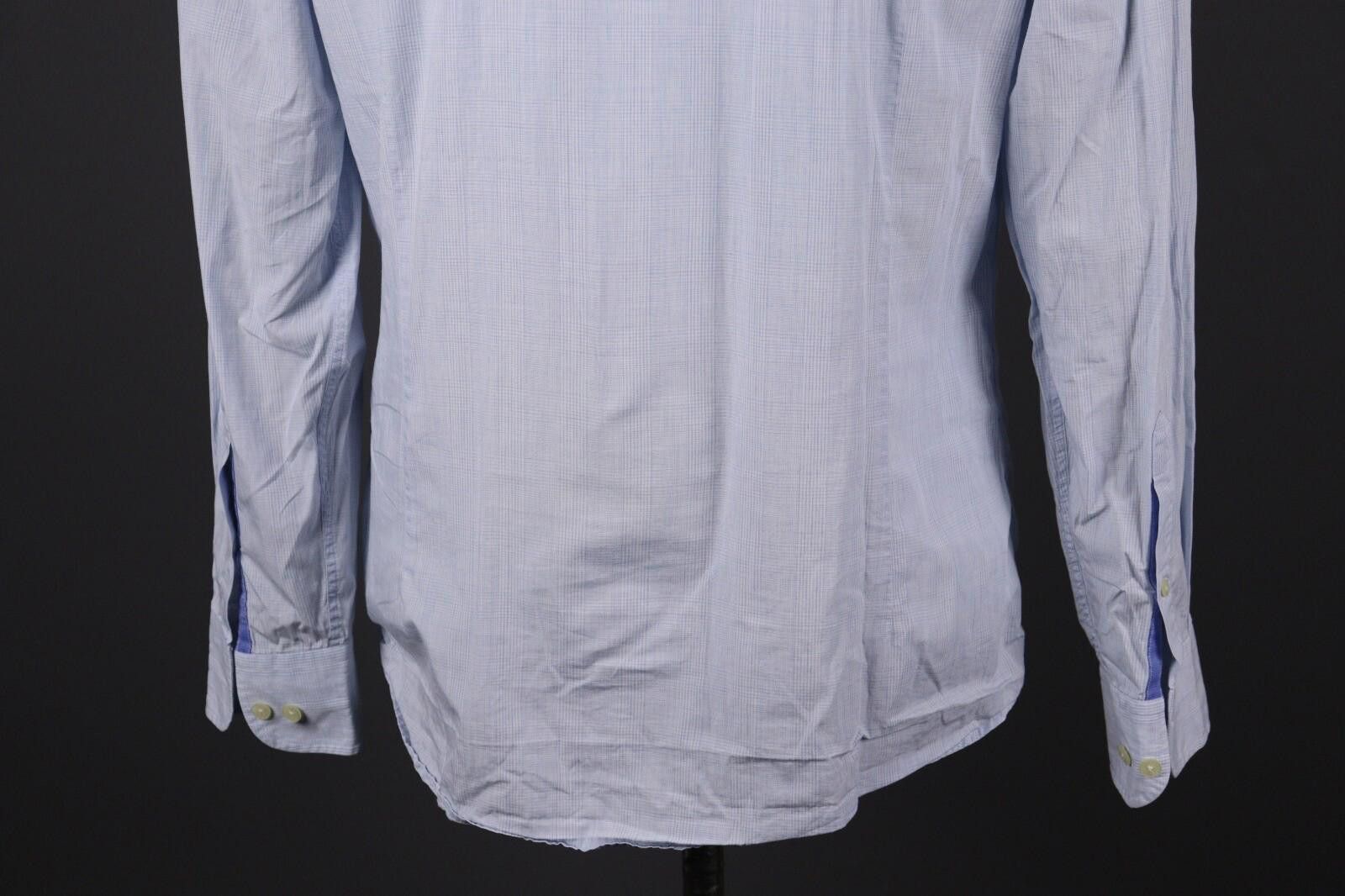 Designer Hackett London Slim Fit Long Sleeve Button Down Shirt Size L Size US L / EU 52-54 / 3 - 8 Thumbnail