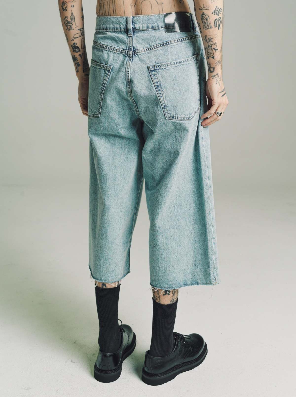 Our Legacy Our Legacy Capri Cut Rider Wash Denim Shorts | Grailed