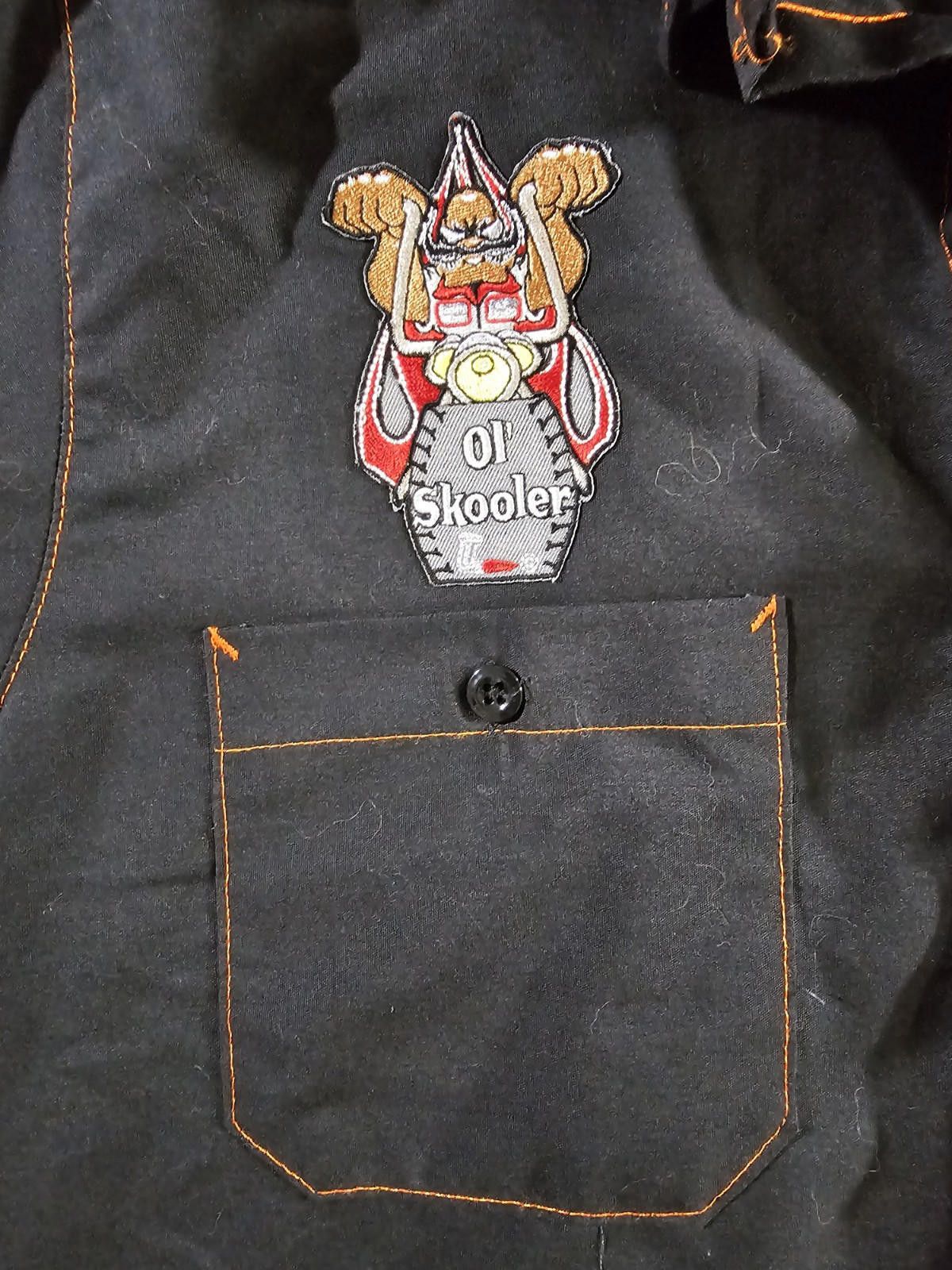 Designer Throttle Threads Kustom Shopwear OL SKOOLER button up shirt Size US XL / EU 56 / 4 - 3 Thumbnail