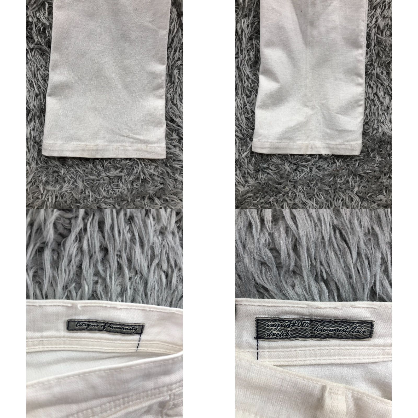 Citizens Of Humanity Citizens of Humanity White Low Waist Flare Pants Size 28 Womens Size 28" / US 6 / IT 42 - 8 Thumbnail