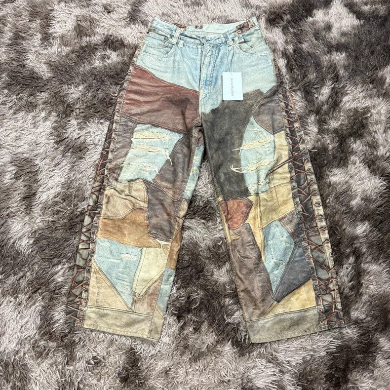 Acne Studios Acne Studios Baggy Printed Jeans Size US 44 / EU 60 - 1 Thumbnail