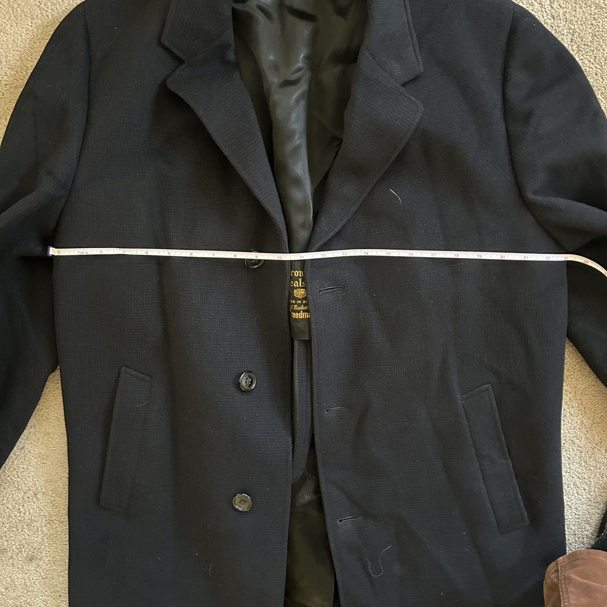 Eaton Vintage single breasted overcoat Size US M / EU 48-50 / 2 - 7 Thumbnail
