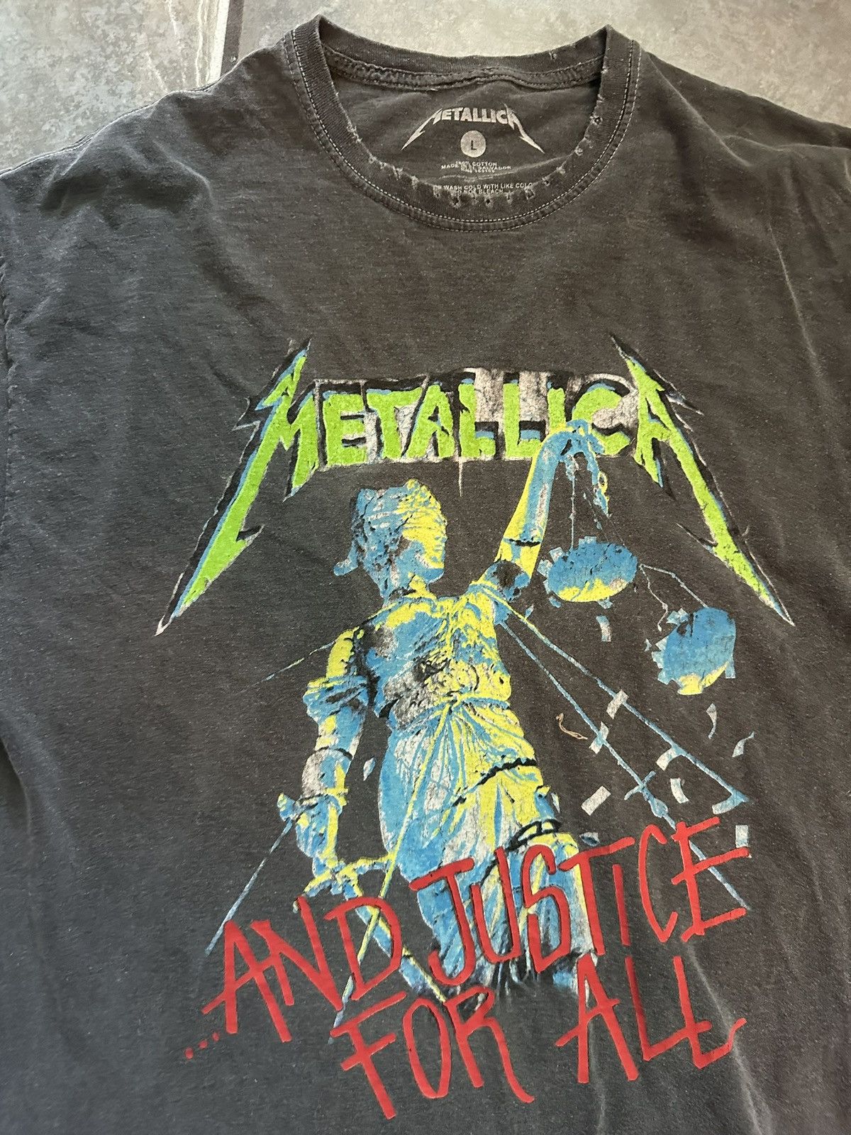 Metallica Vintage Metallica Justice Tee Size US L / EU 52-54 / 3 - 2 Thumbnail