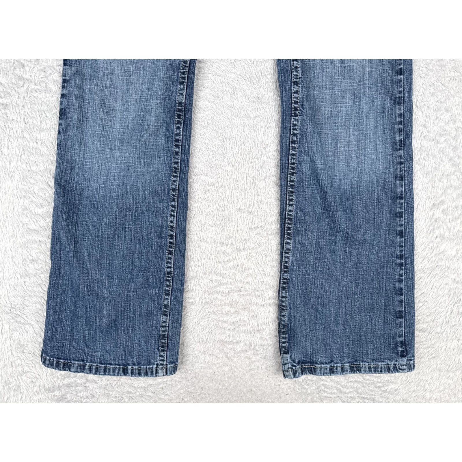 Lee Riders By Lee Jeans Womens 16 Medium Blue Mid Rise Bootcut Stretch Denim 34x30 Size 38" / US 16 / IT 52 - 2 Thumbnail