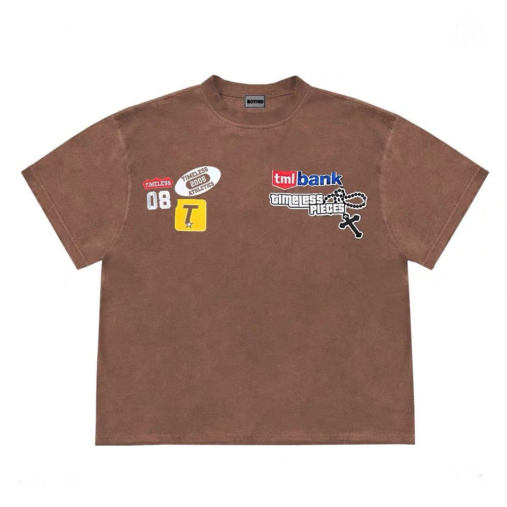 Japanese Brand timeless graphic tee y2k vintage style brown tshirt Size US M / EU 48-50 / 2 - 1 Thumbnail