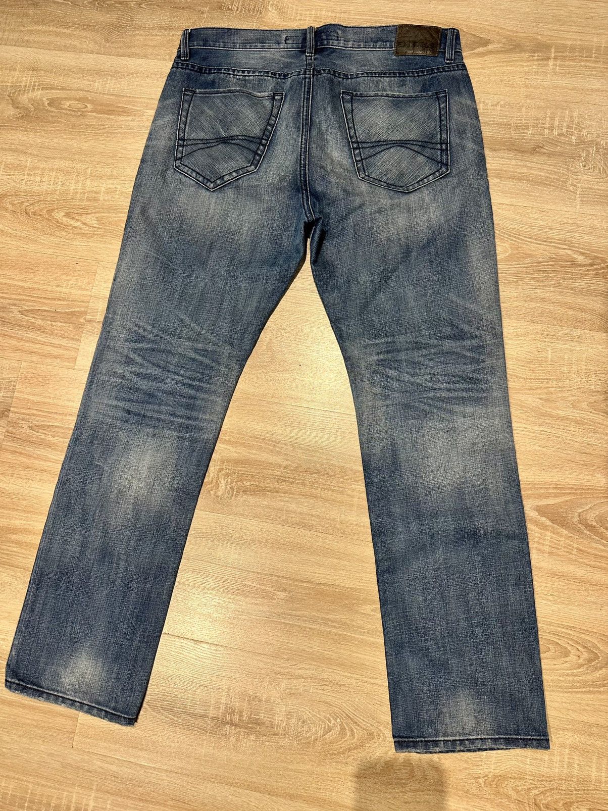 Express Men’s faded light blue denim jeans Size US 36 / EU 52 - 2 Thumbnail
