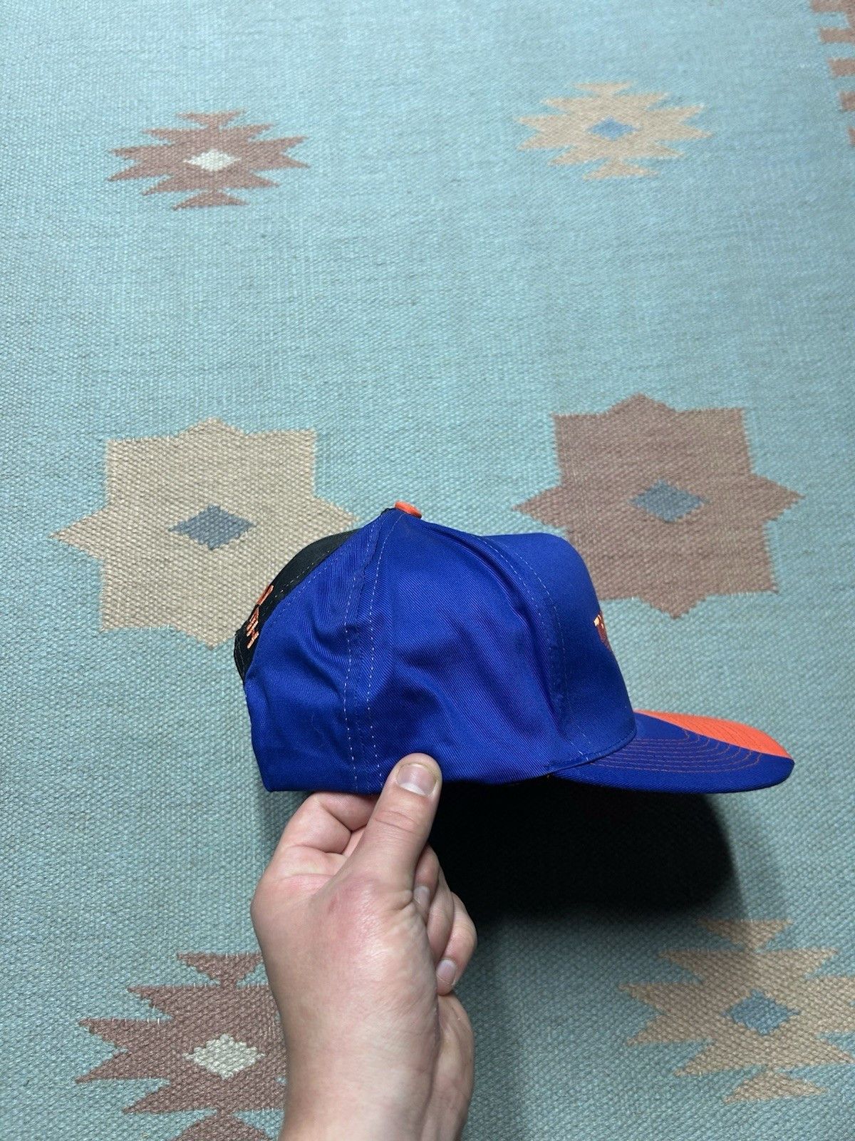 Vintage Vtg hat Transouth Financial 400 nascar wave swirl tri tone Size ONE SIZE - 7 Thumbnail