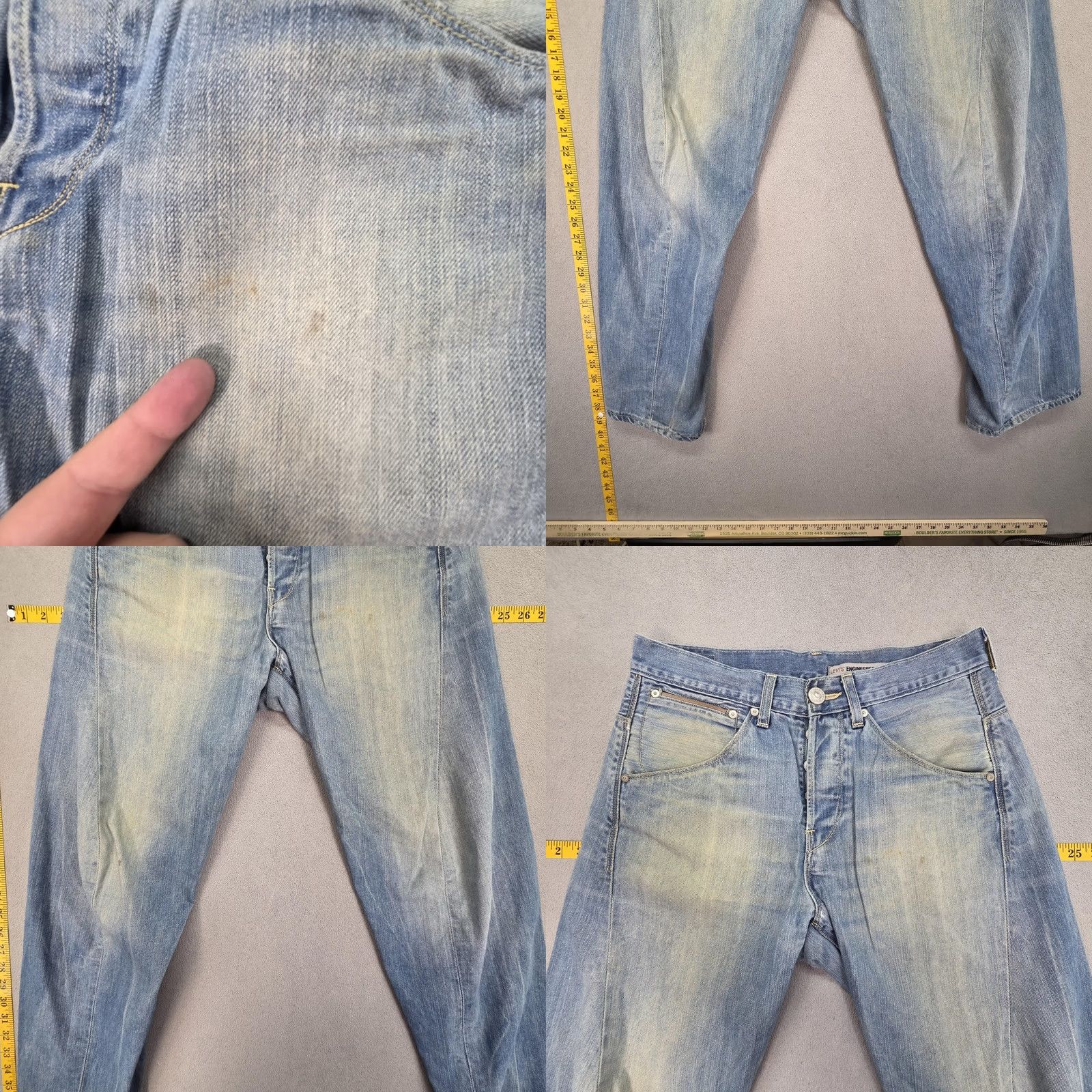 Levi's Vintage Levi'S Engineered Jeans Men Blue Relaxed Twisted Baggy Fits 30x30 Size US 30 / EU 46 - 8 Thumbnail