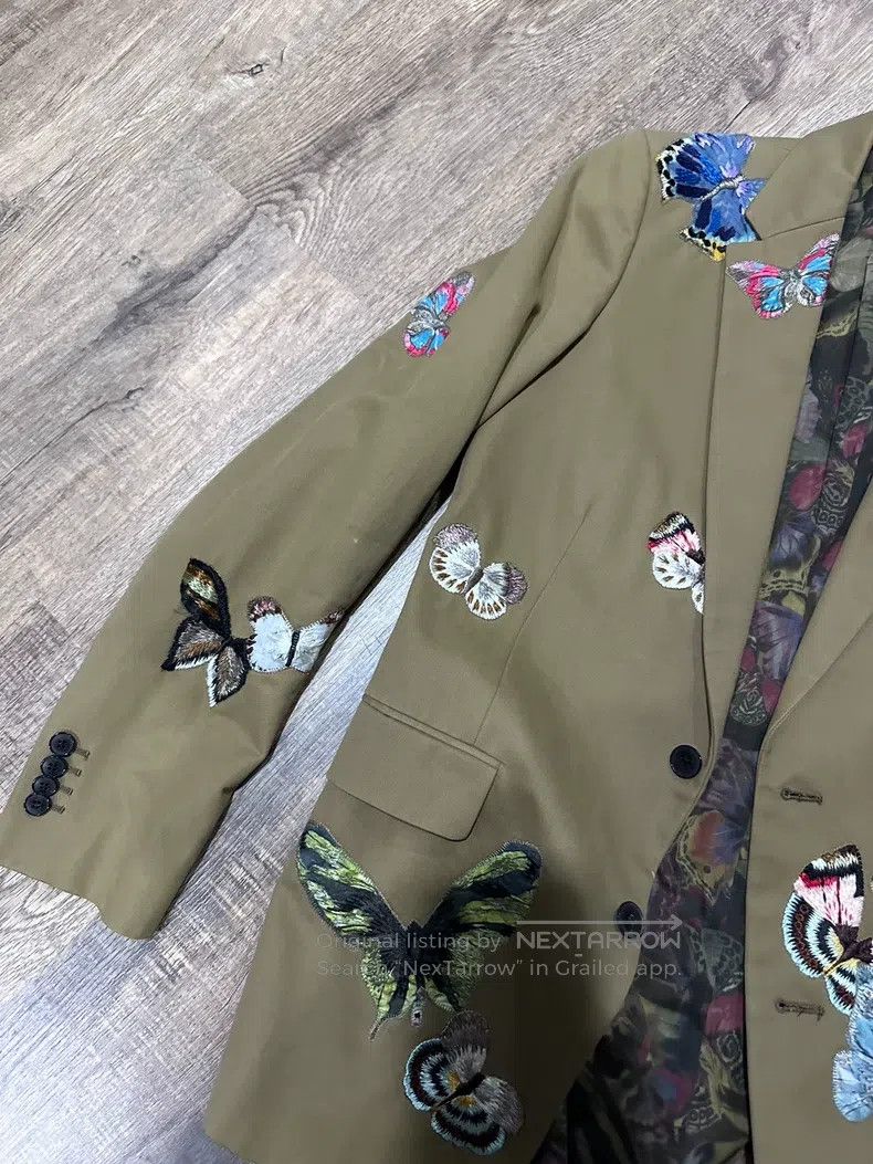 Valentino Valentino Butterfly embroidered jacket Size 46S - 6 Thumbnail