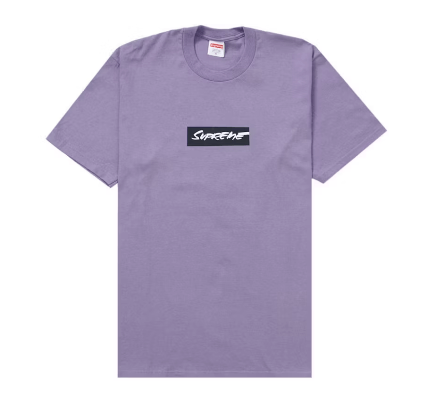 Supreme Futura Box Logo Tee Dusty Purple Size S / US 4 / IT 40 - 1 Preview
