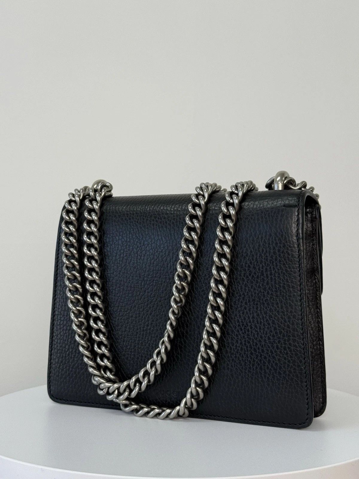 Gucci Gucci Dionysus Crossbody Mini Black Leather Bag Size ONE SIZE - 6 Thumbnail