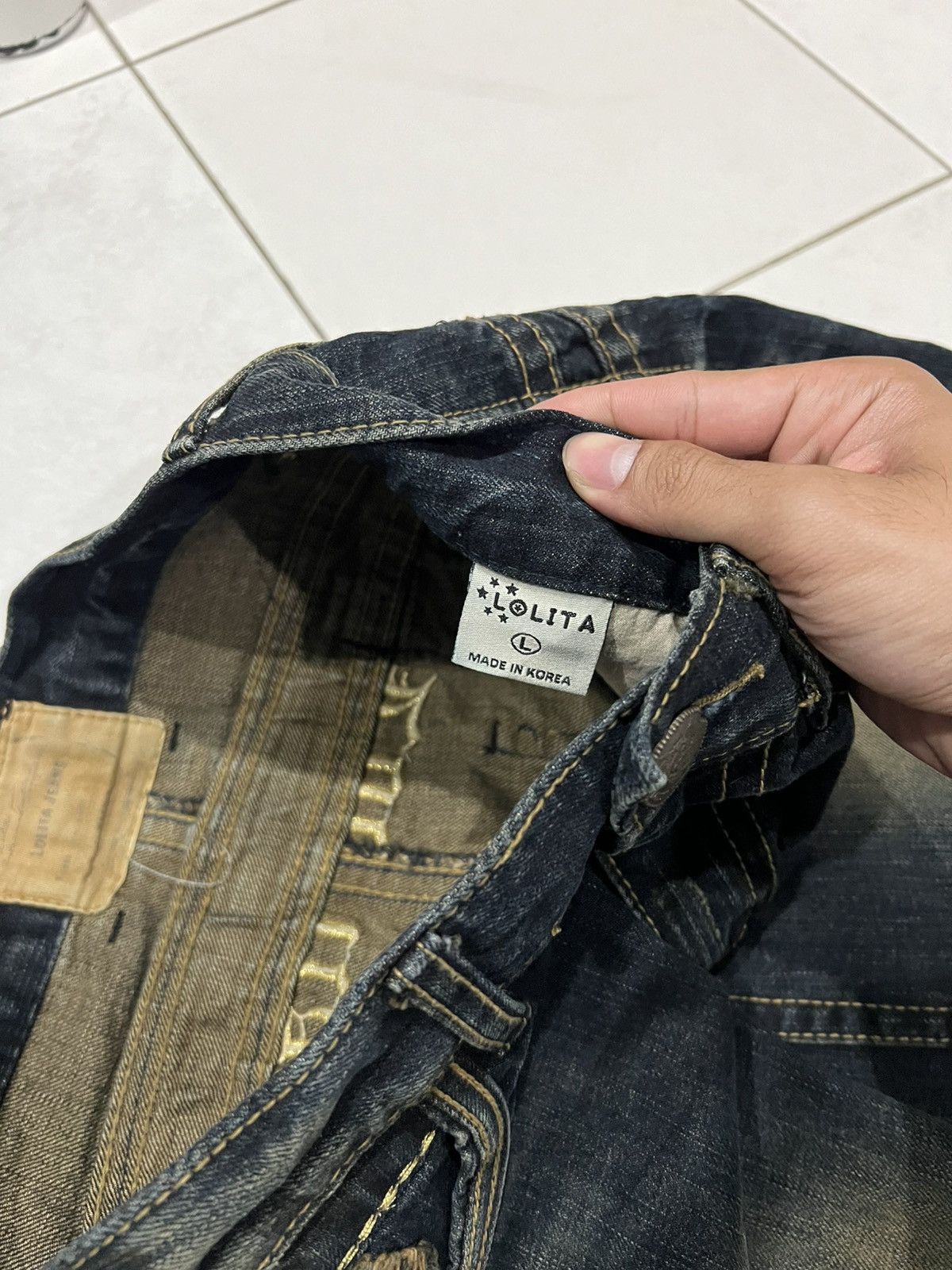 Japanese Brand Y2K Lolita Jeans Japanese Mini Skirt Size 32" / US 10 / IT 46 - 11 Thumbnail
