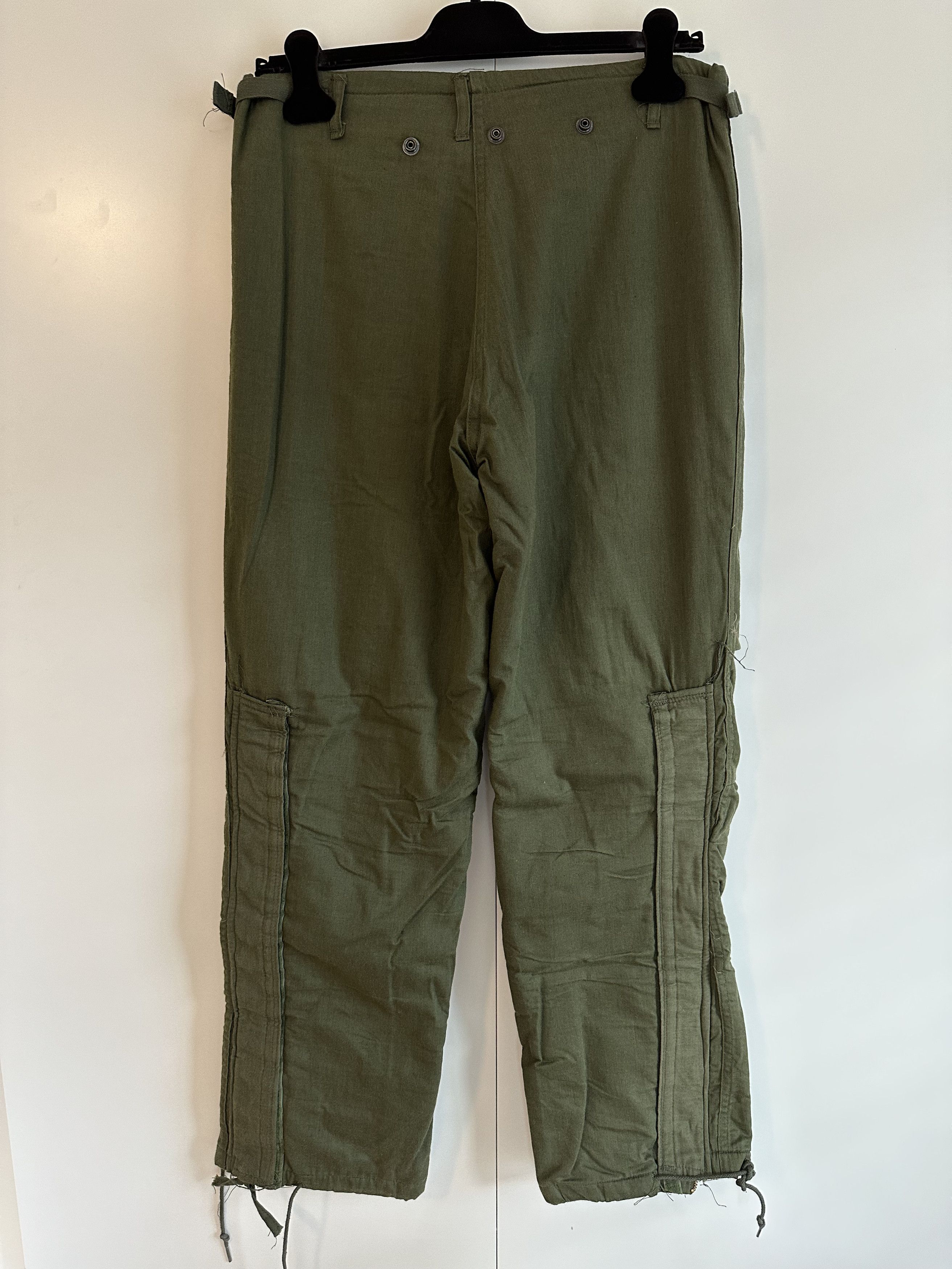 Vintage Vintage 80s US Army Zip Flying Pants Size US 30 / EU 46 - 3 Thumbnail