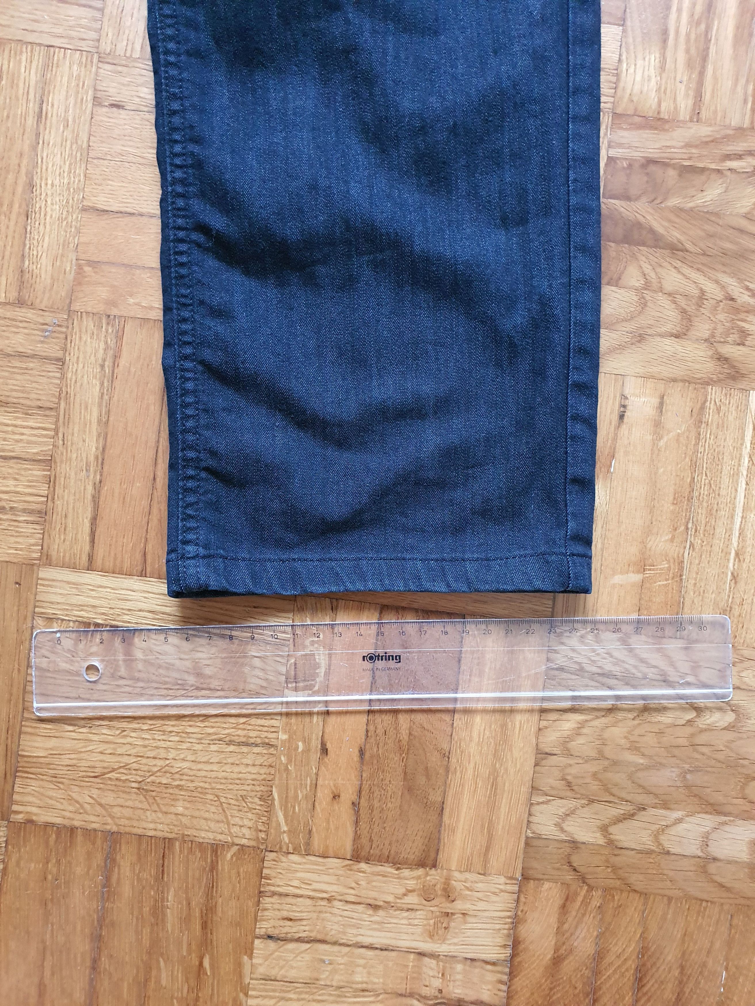Karl Lagerfeld Waxed Denim Jeans - Vintage (Y2K, 00s) - Made In Italy Size US 34 / EU 50 - 12 Thumbnail