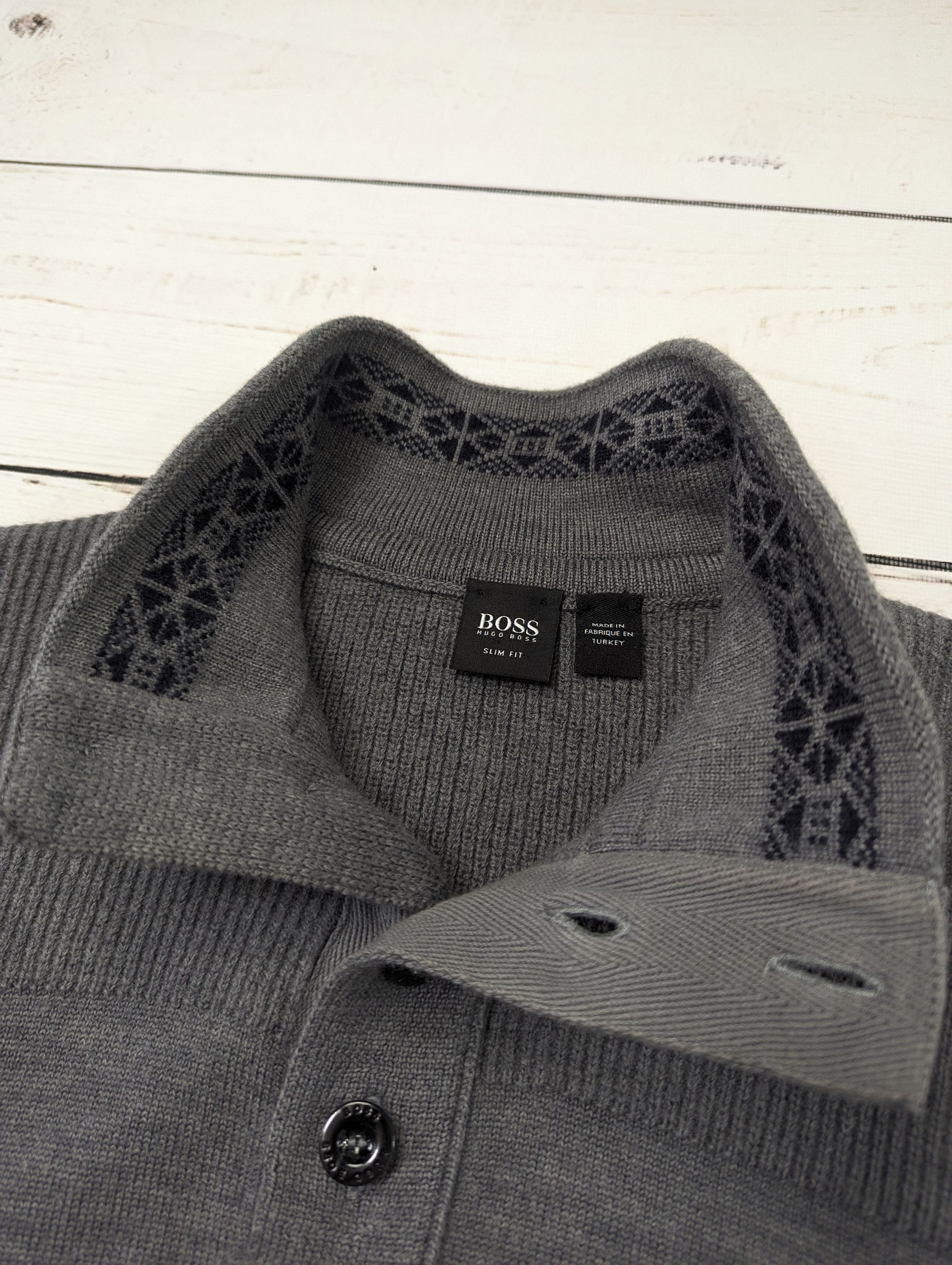Hugo × Hugo Boss × Vintage Hugo Boss Vintage Wool Turtleneck sweater Size US M / EU 48-50 / 2 - 10 Thumbnail