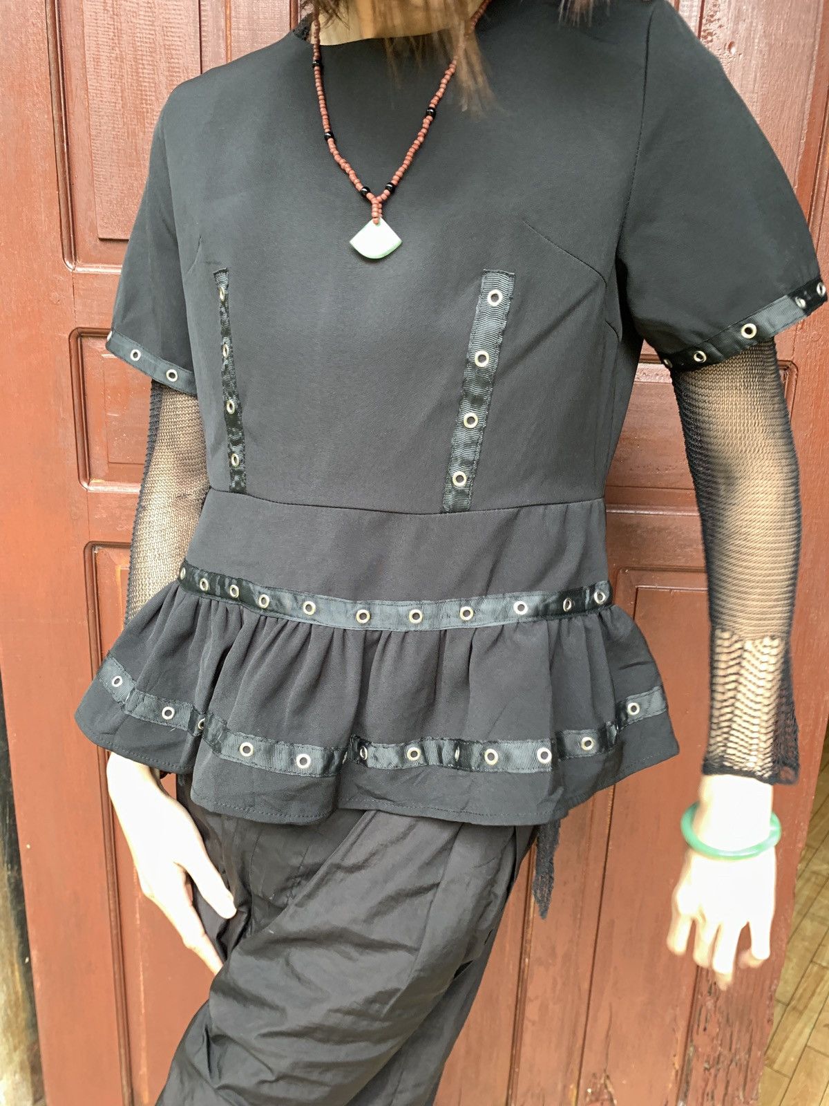 Japanese Brand y2k Goth Type Dressy Top Size M / US 6-8 / IT 42-44 - 2 Thumbnail