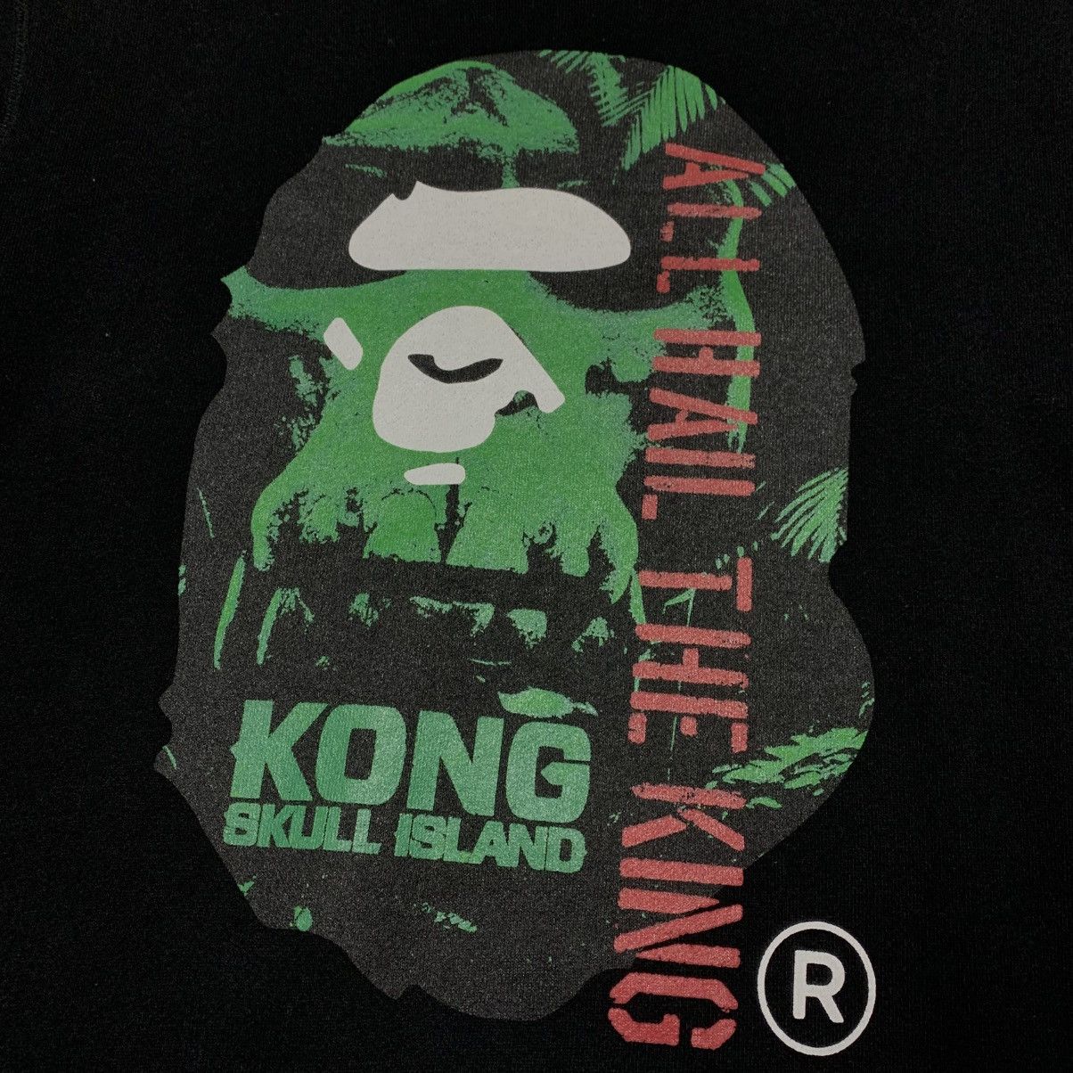 Bape Bape Medium Kong Skull Island Black Sweatshirt Bathing Ape Size US M / EU 48-50 / 2 - 3 Thumbnail