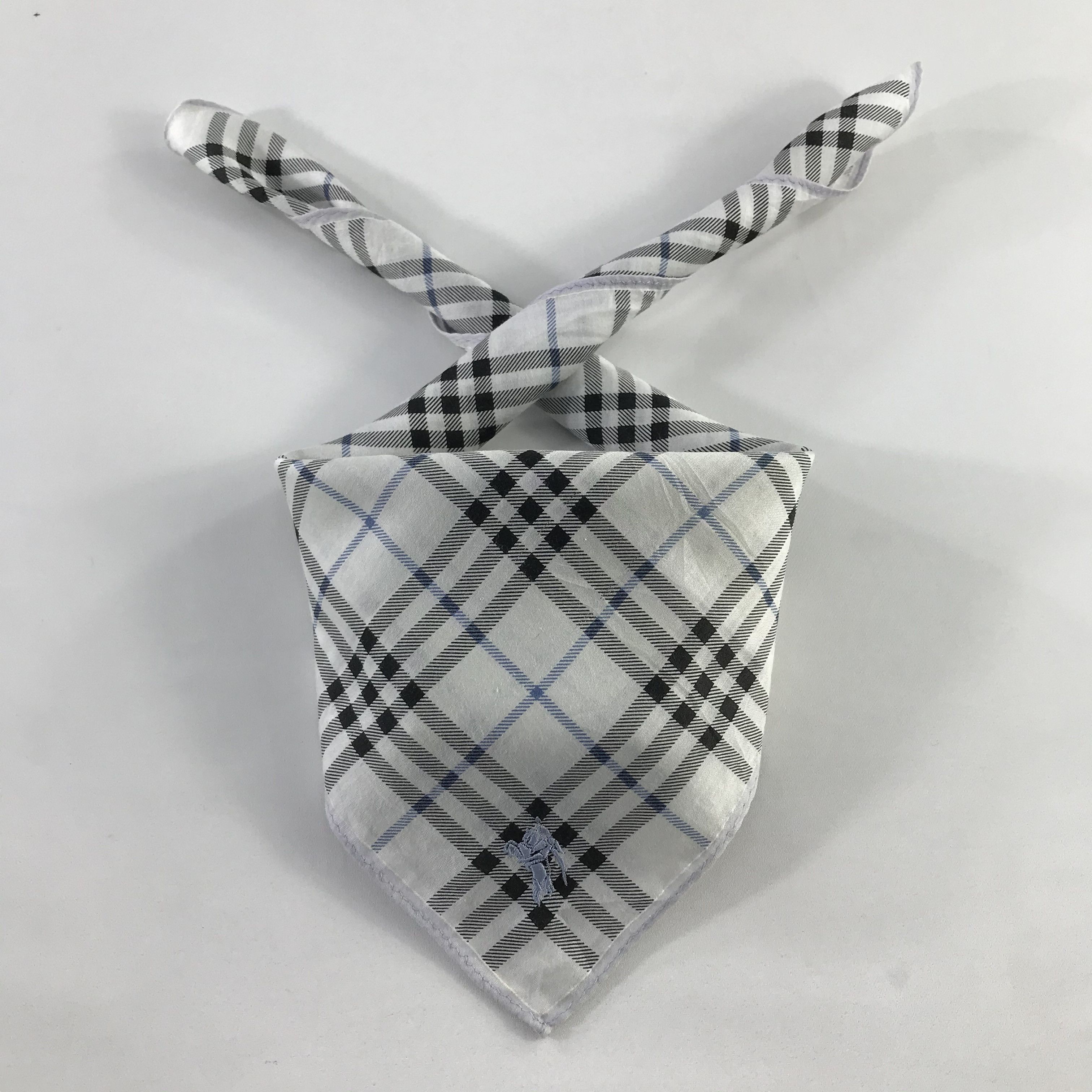Burberry × Vintage Burberry Bandana / Handkerchief / Neckerchief - S779 Size ONE SIZE - 3 Thumbnail