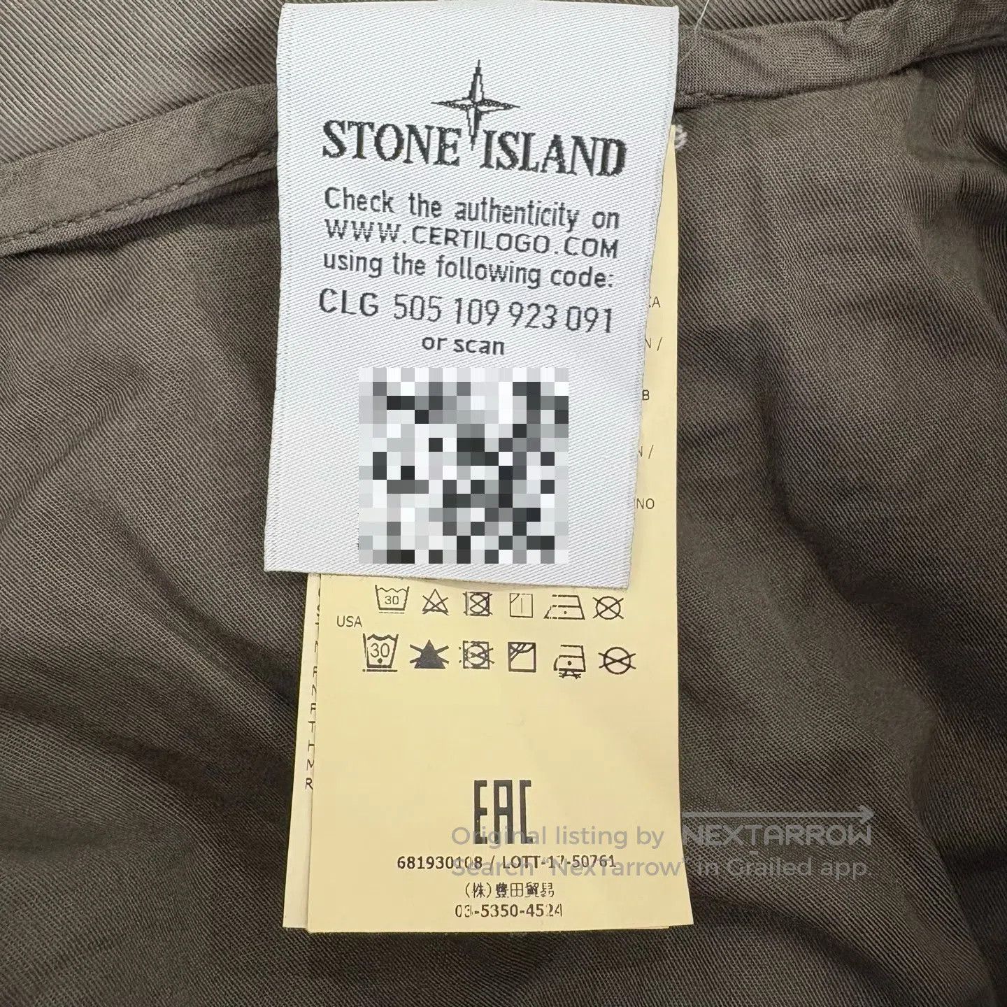 Stone Island STONE ISLAND Shadow Series Loose-Fitting, Zippered, Straig Size US 32 / EU 48 - 4 Thumbnail