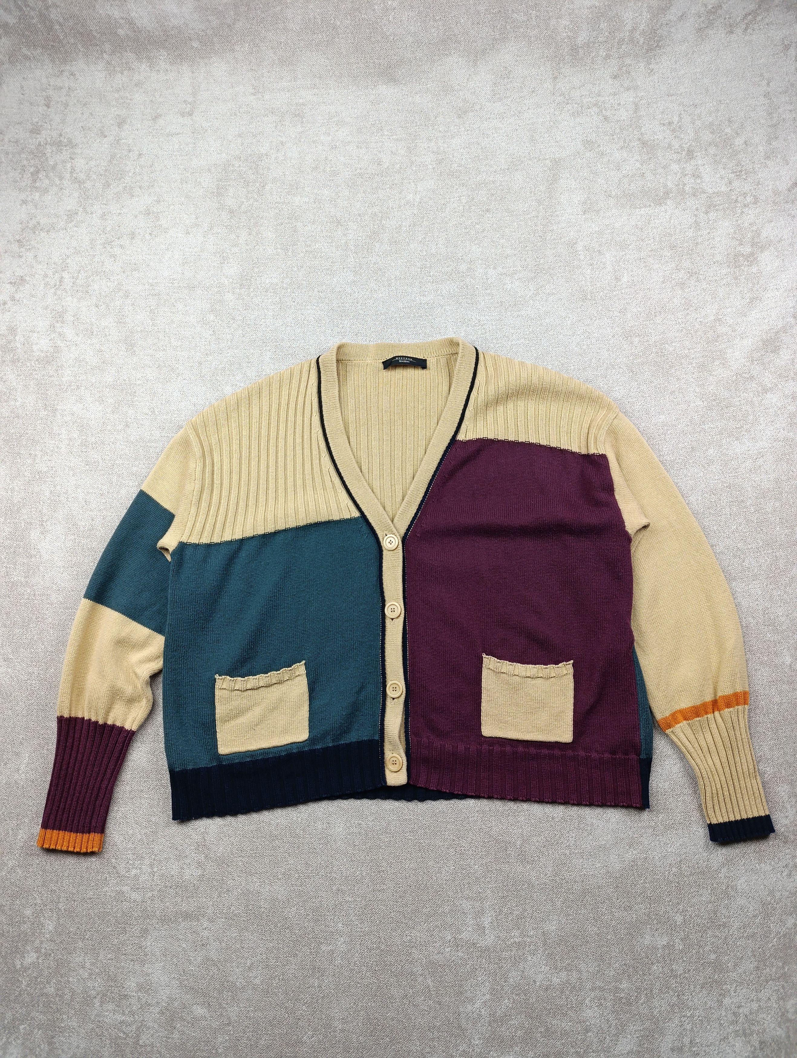 Weekend Max Mara Weekend Max Mara Womens Cotton/Wool Cardigan Size L / US 10 / IT 46 - 1 Thumbnail