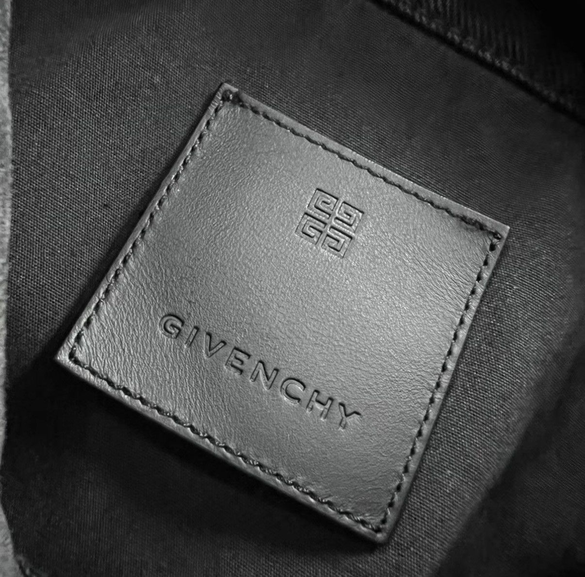 Givenchy Givenchy Black-Grey Embroidered Logo Denim Vest J41 Size US XL / EU 56 / 4 - 3 Thumbnail