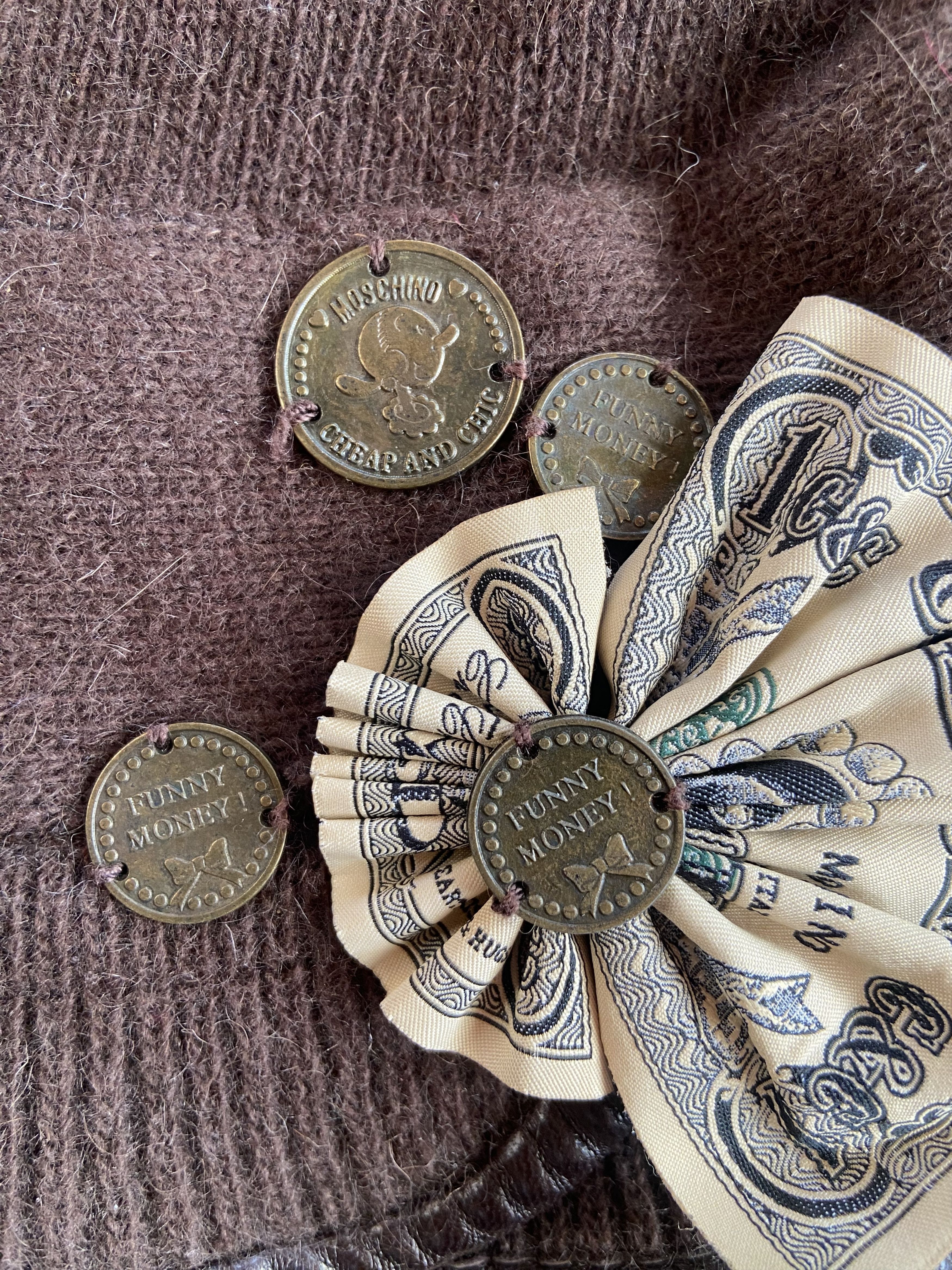Moschino Moschino money bucket hat Size ONE SIZE - 3 Thumbnail