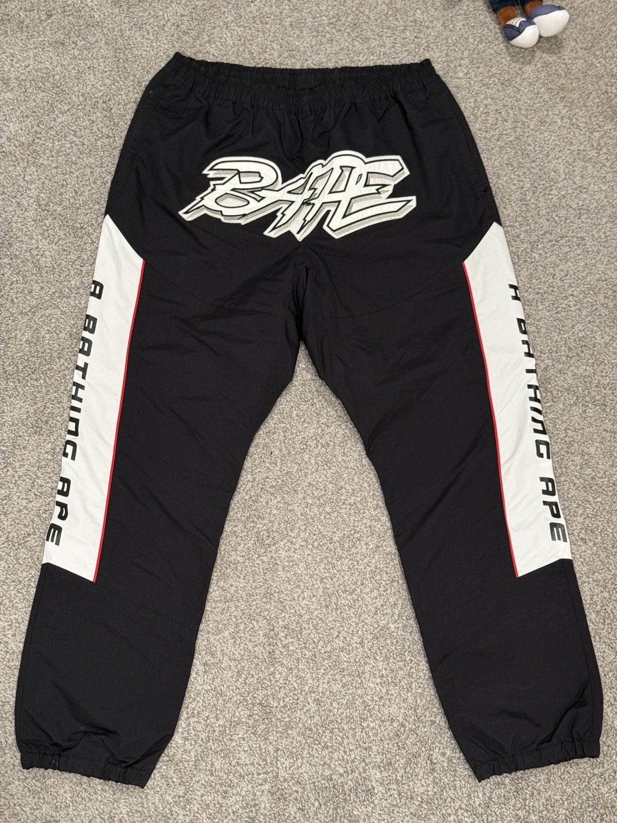 Bape A BATHING APE NYLON PANTS Size US 34 / EU 50 - 1 Thumbnail