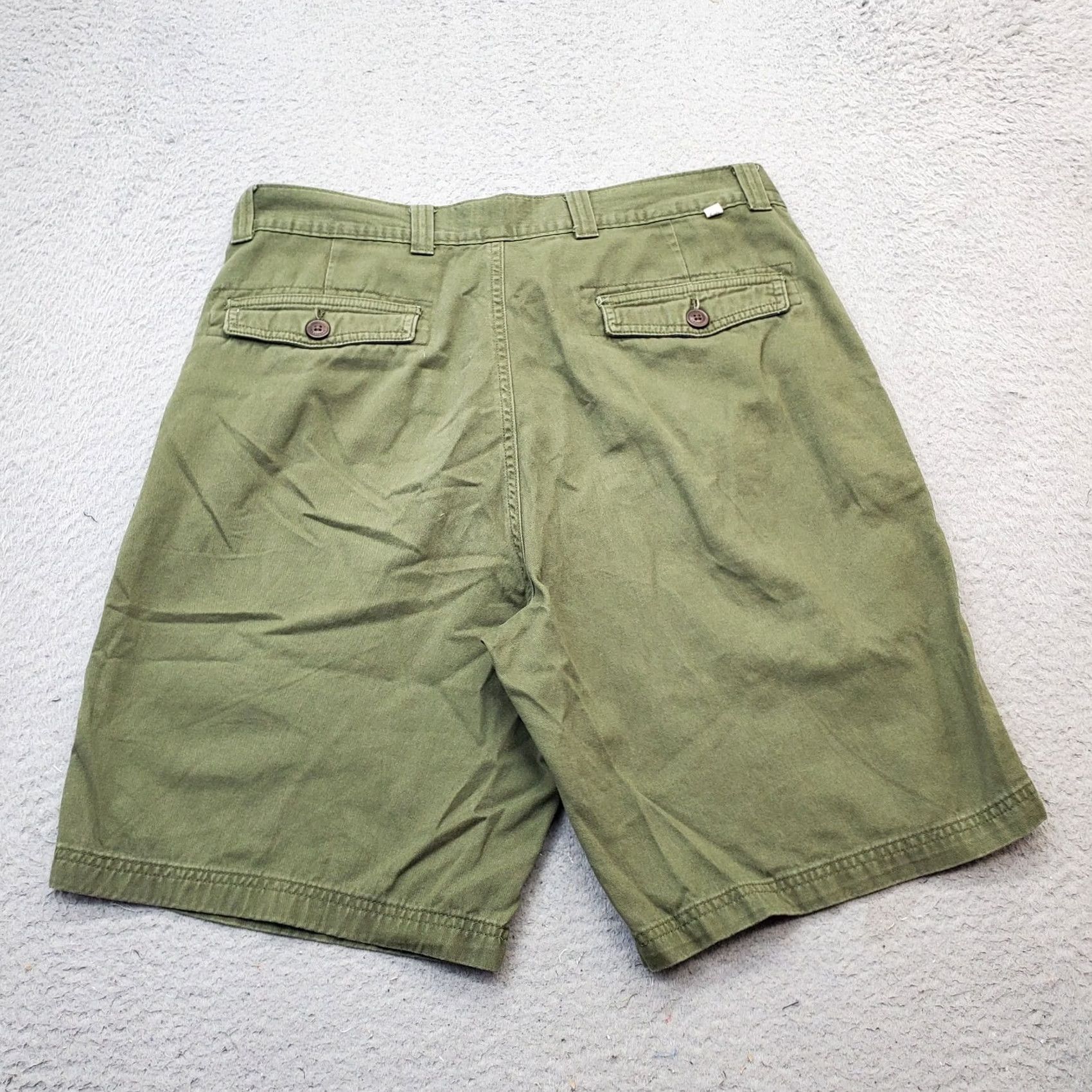 Vintage Magellan Outdoor Shorts Womens Size 35 Green Slash Pockets Belt Loops Fish Gear Size 24" / US 00 / IT 34 - 2 Thumbnail