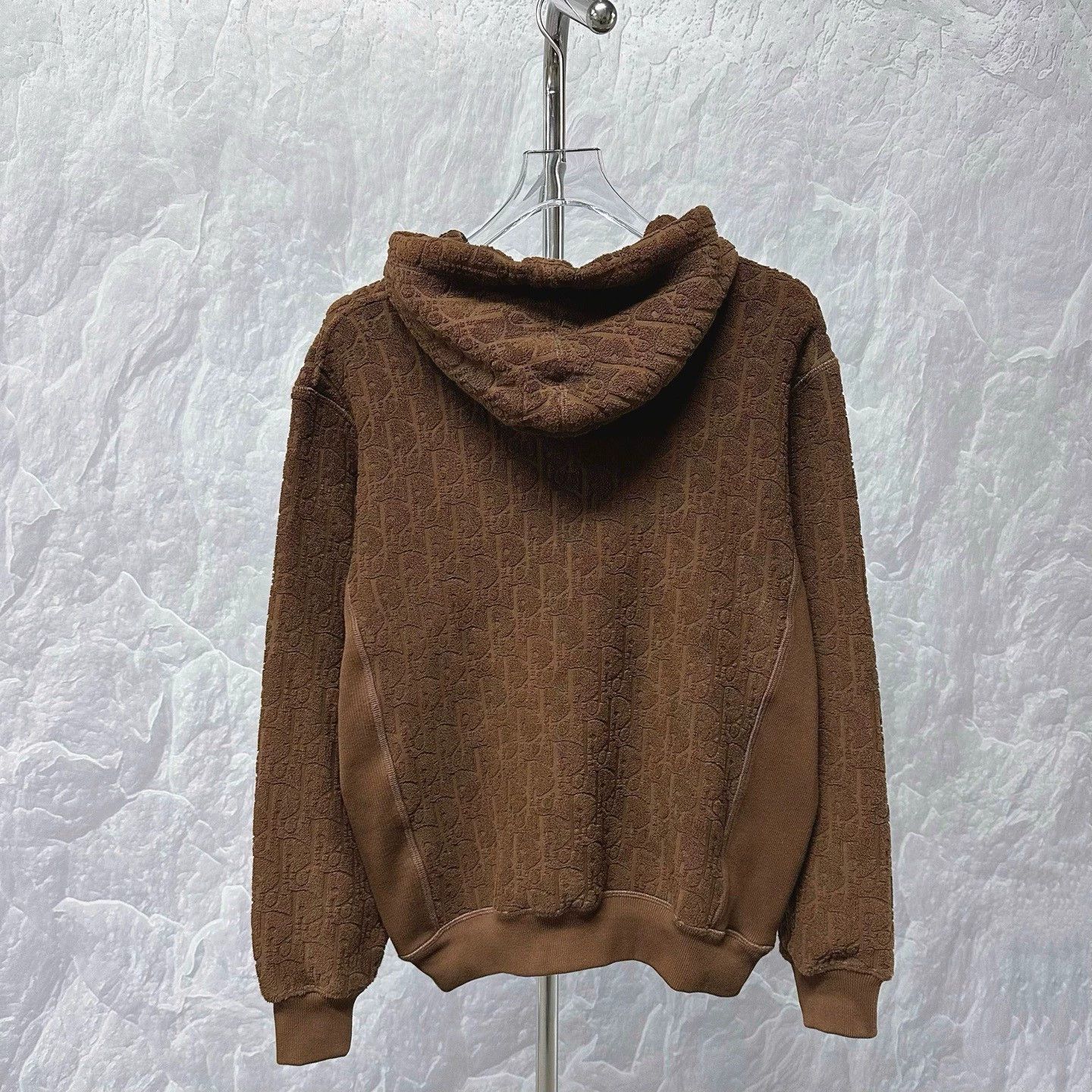 Dior dior patterned hooded sweatshirt in brown Size US S / EU 44-46 / 1 - 4 Thumbnail
