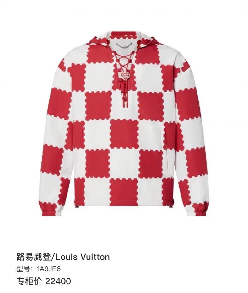 Louis Vuitton Louis Vuitton Red and white checkerboard assault jacket 250 Size US M / EU 48-50 / 2 - 7 Thumbnail