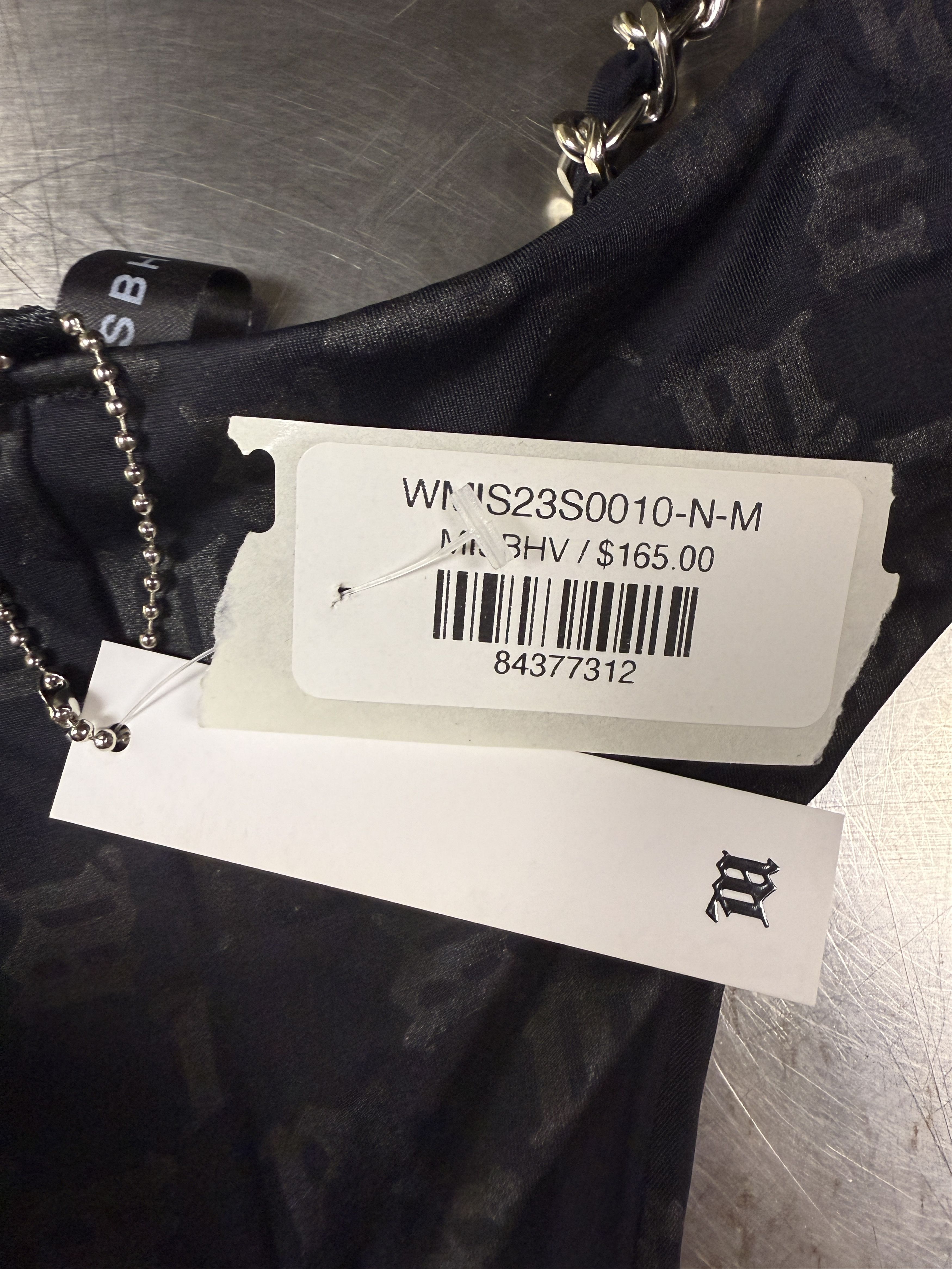 Misbhv $165 MISBHV M Chain Monogram Bikini Bottoms Size ONE SIZE - 12 Thumbnail