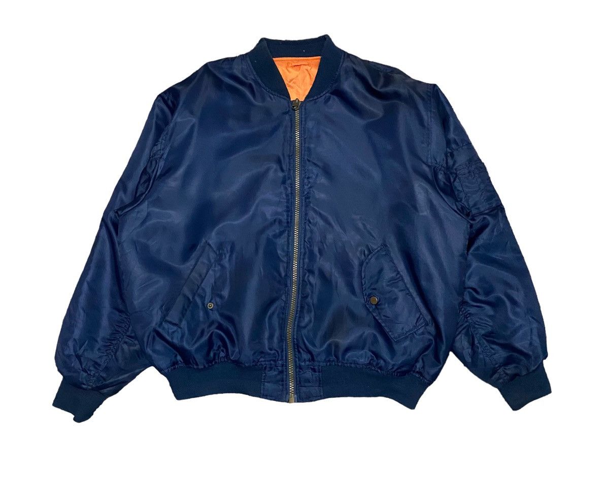 Vintage Vintage MA-1 flight bomber jacket Size US XL / EU 56 / 4 - 19 Thumbnail