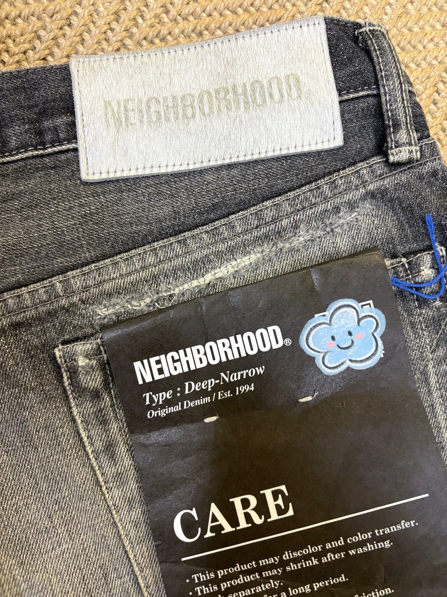 Neighborhood Neighborhood 22AW Blue Line Cut Black Washed Jeans L New Size US 34 / EU 50 - 6 Thumbnail