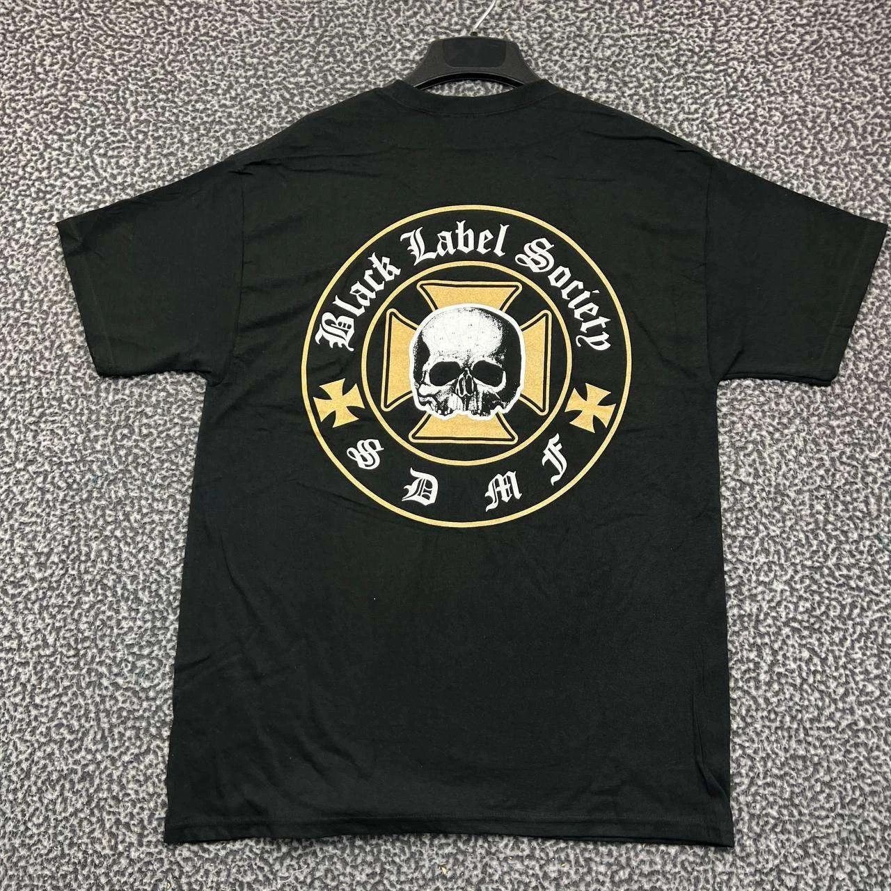 Hanes Vintage Black Label Society Shirt Men L Cotton Deadstock M Size US L / EU 52-54 / 3 - 2 Thumbnail
