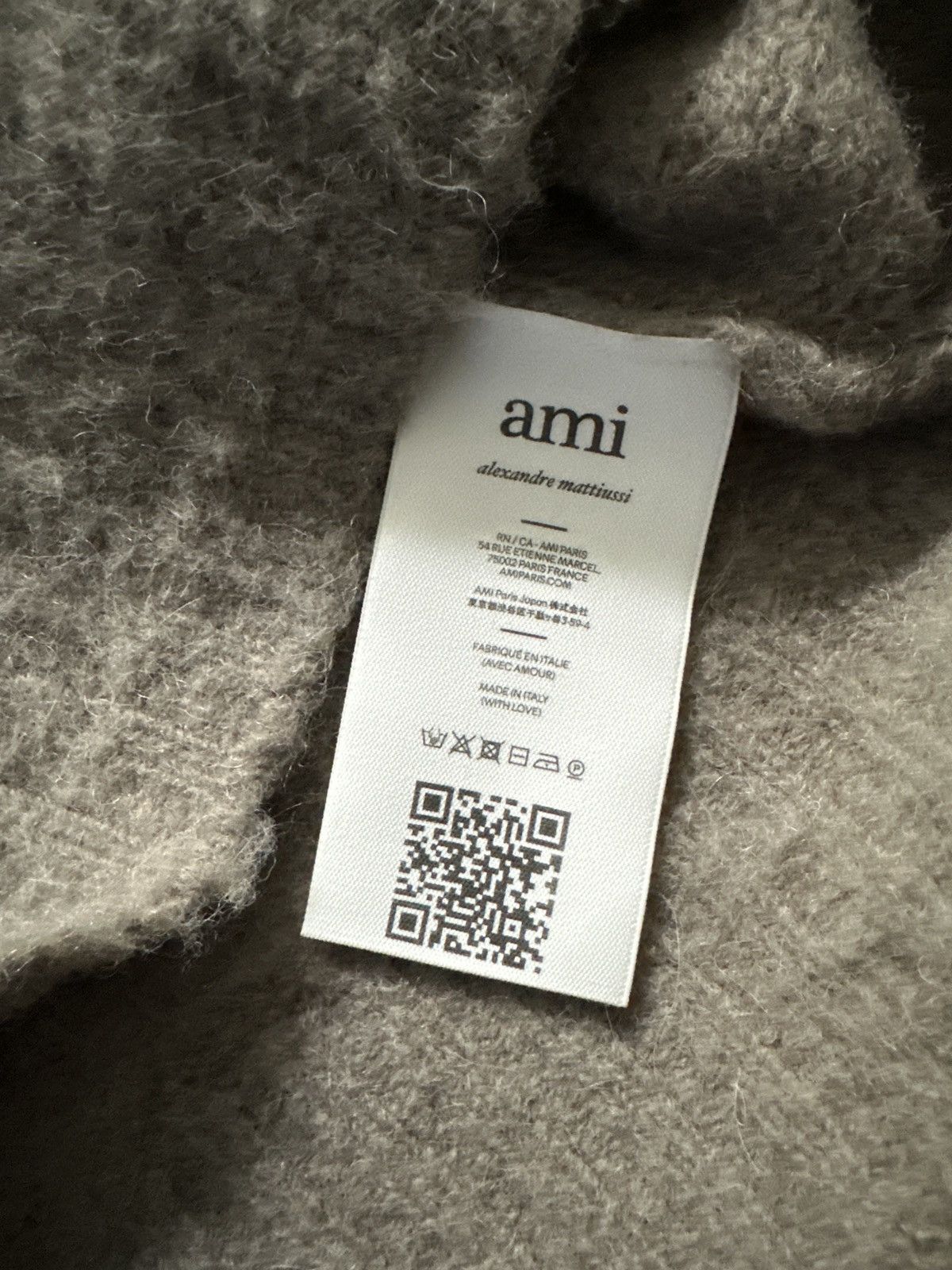 AMI Fuzzy Knit polo sweater Size US M / EU 48-50 / 2 - 4 Thumbnail