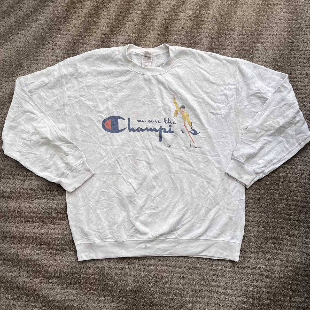 Champion Vintage Champion freddie mercury Queen Sweatshirt Grailed