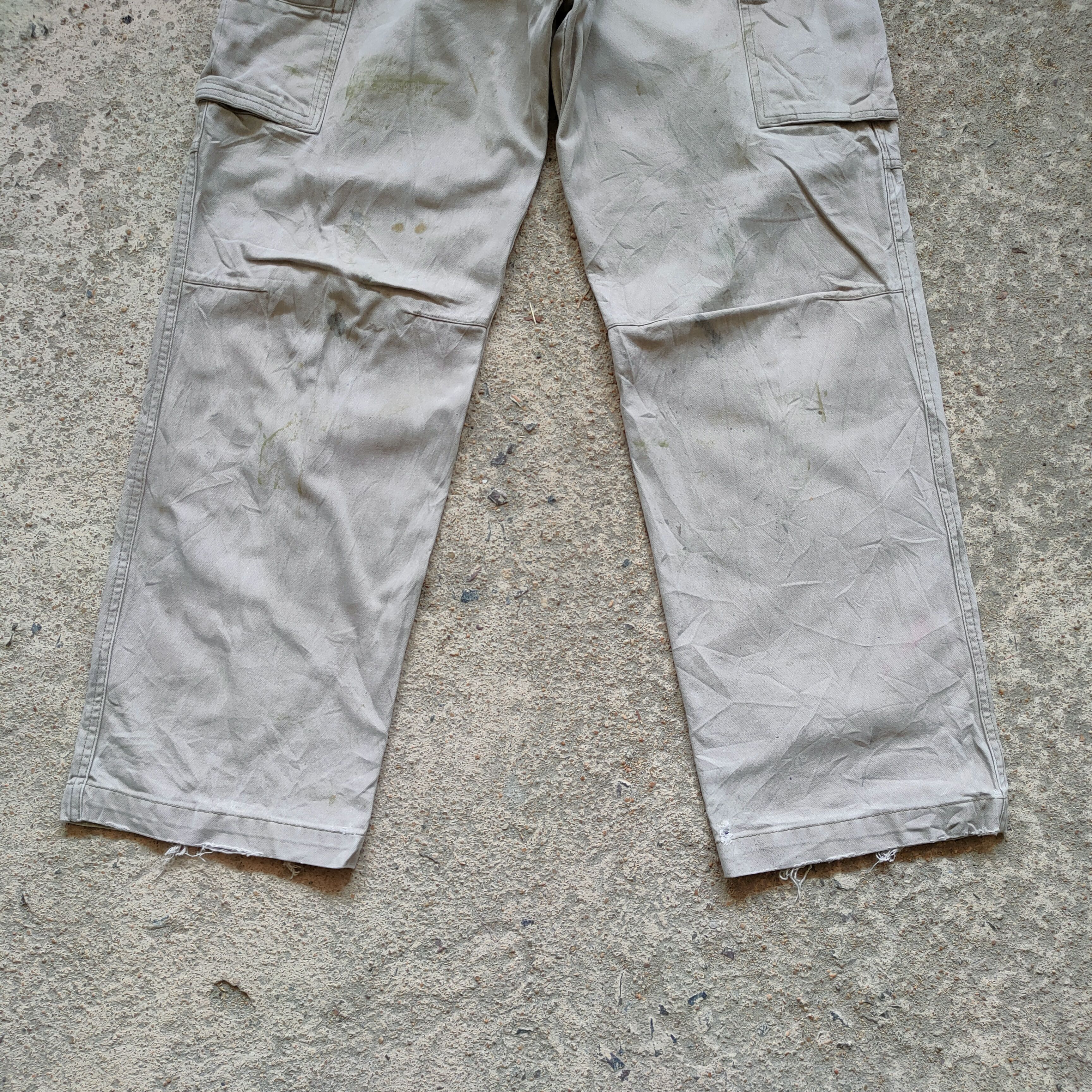 Japanese Brand × Vintage VINTAGE JAWIN FADED GREY RUSTY CARGO PANTS Size US 32 / EU 48 - 3 Thumbnail