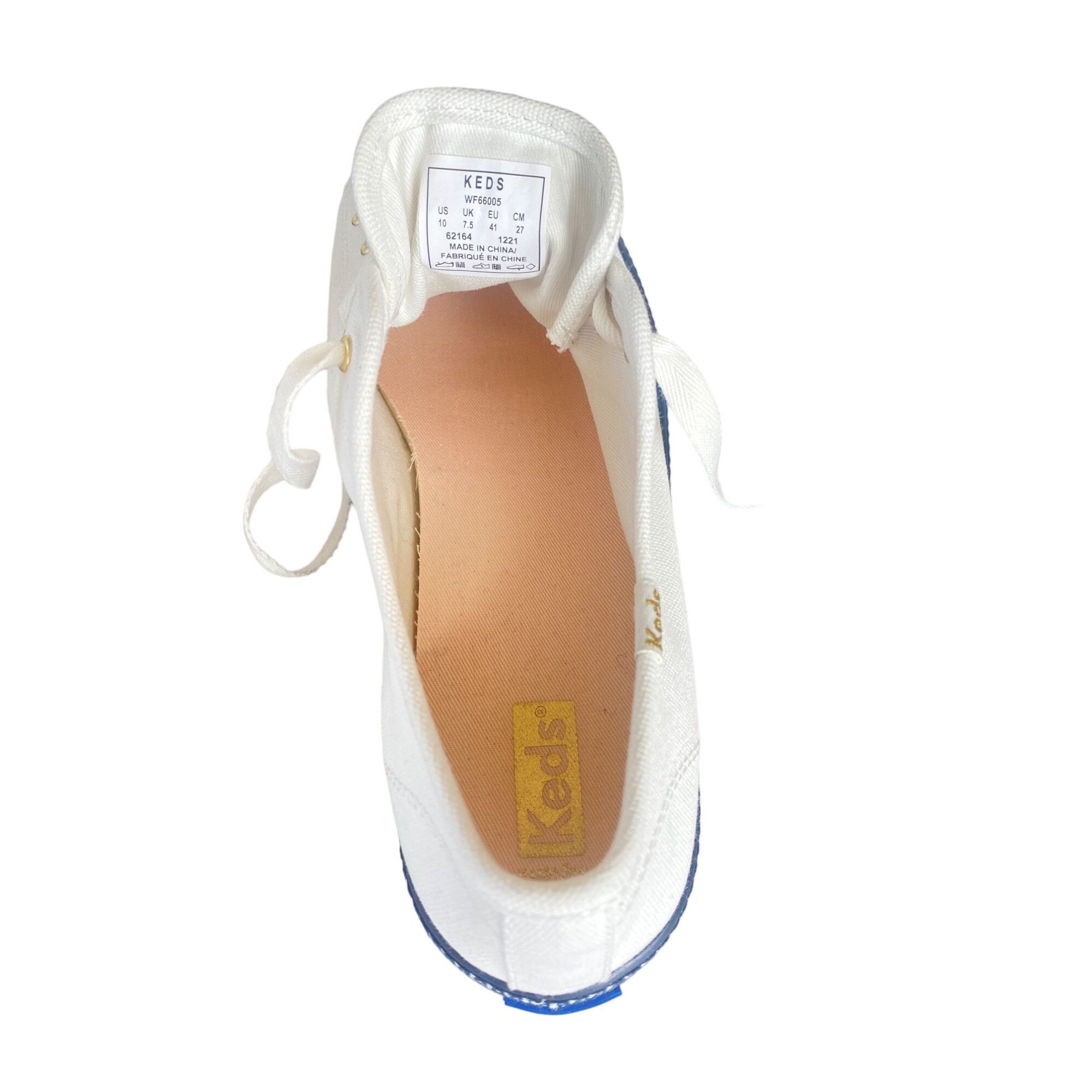 Keds Keds Women's Triple Up Webbing Canvas Sneaker Women's 10 Whi Size US 10 / IT 40 - 12 Thumbnail