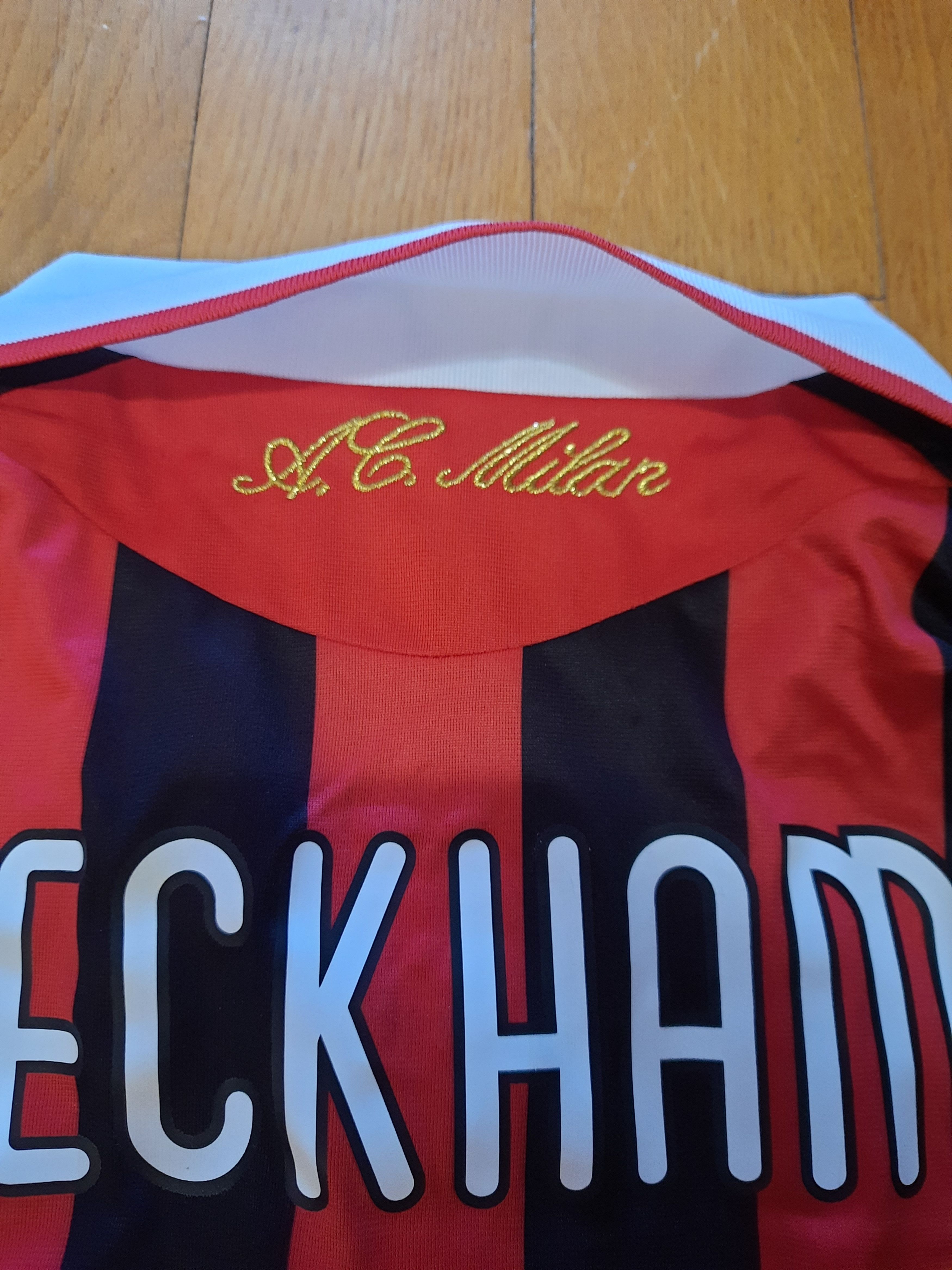 Other Backham Milan Soccer Football Adidas Size US L / EU 52-54 / 3 - 3 Thumbnail