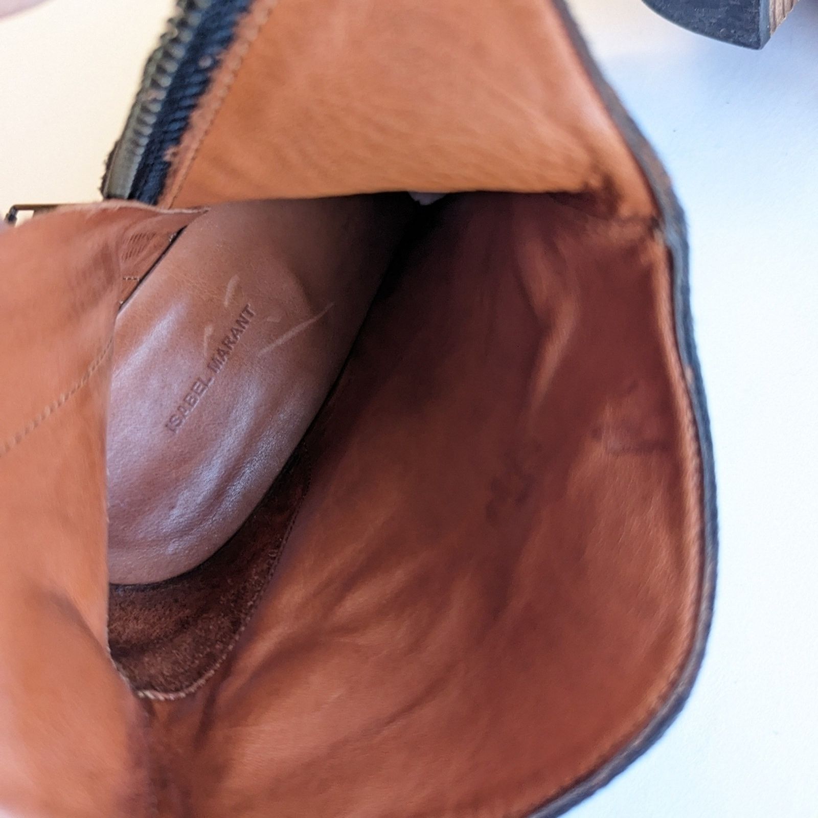 Isabel Marant Isabel Marant Booties Suede Leather Wooden Heel Boots US 6 Size US 6 / IT 36 - 8 Thumbnail