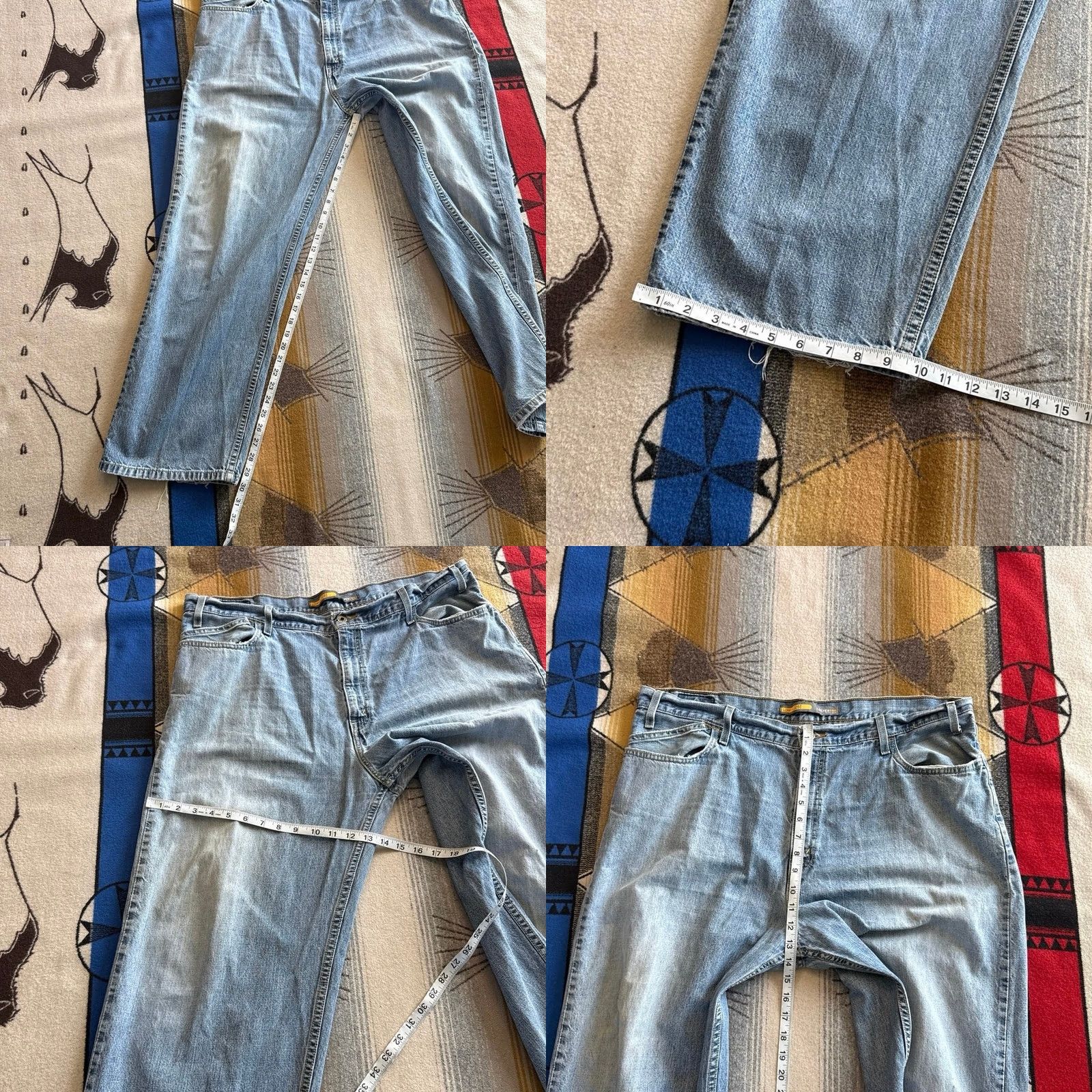 Levi's VINTAGE Levis SilverTab Jeans Mens 40x30 Low Loose Baggy Denim Y2K Skater Size US 40 / EU 56 - 9 Thumbnail
