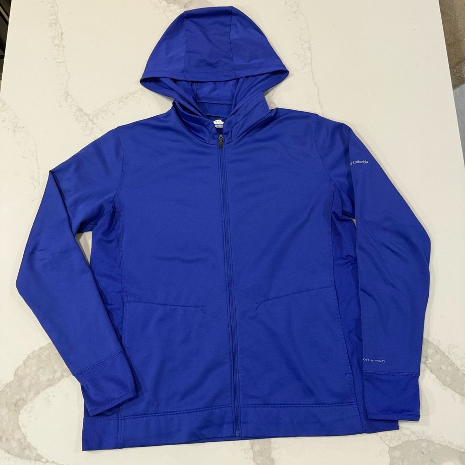 Columbia Columbia Omni-Wick Lightweight FullZip Hooded Jacket Mens XL Size US XL / EU 56 / 4 - 1 Thumbnail
